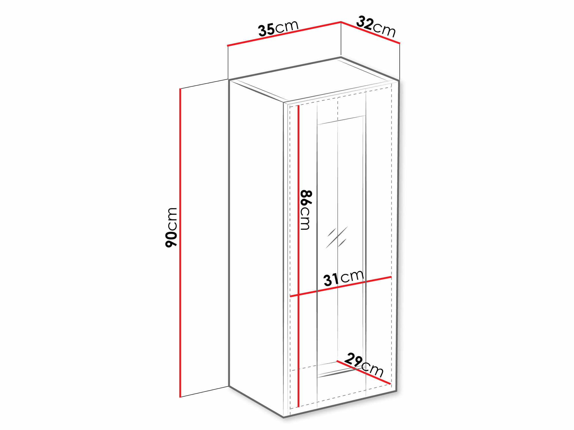 Pakabinama spintelė Vilrin VII (Juoda + Votan ąžuolas)