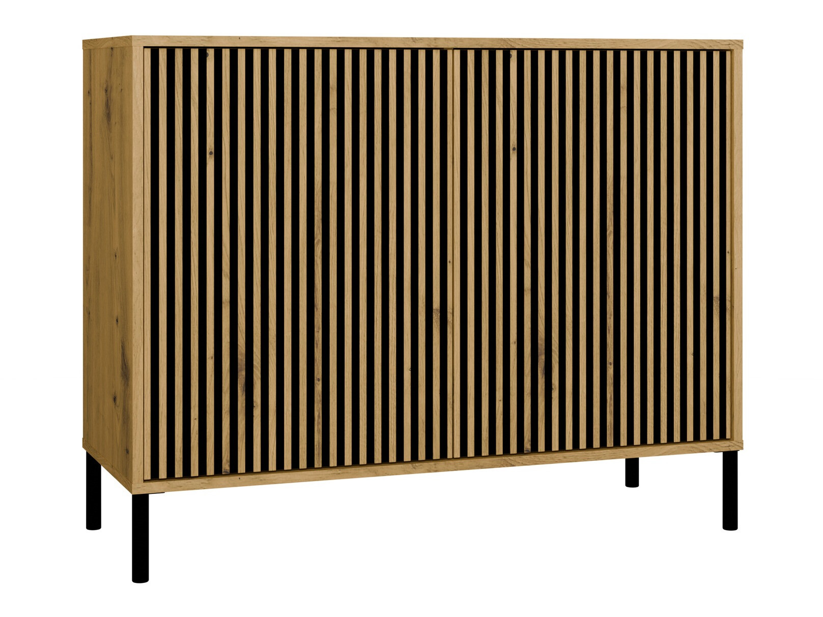 Spintelė Orlsone 108 (Juoda + Artisan ąžuolas)