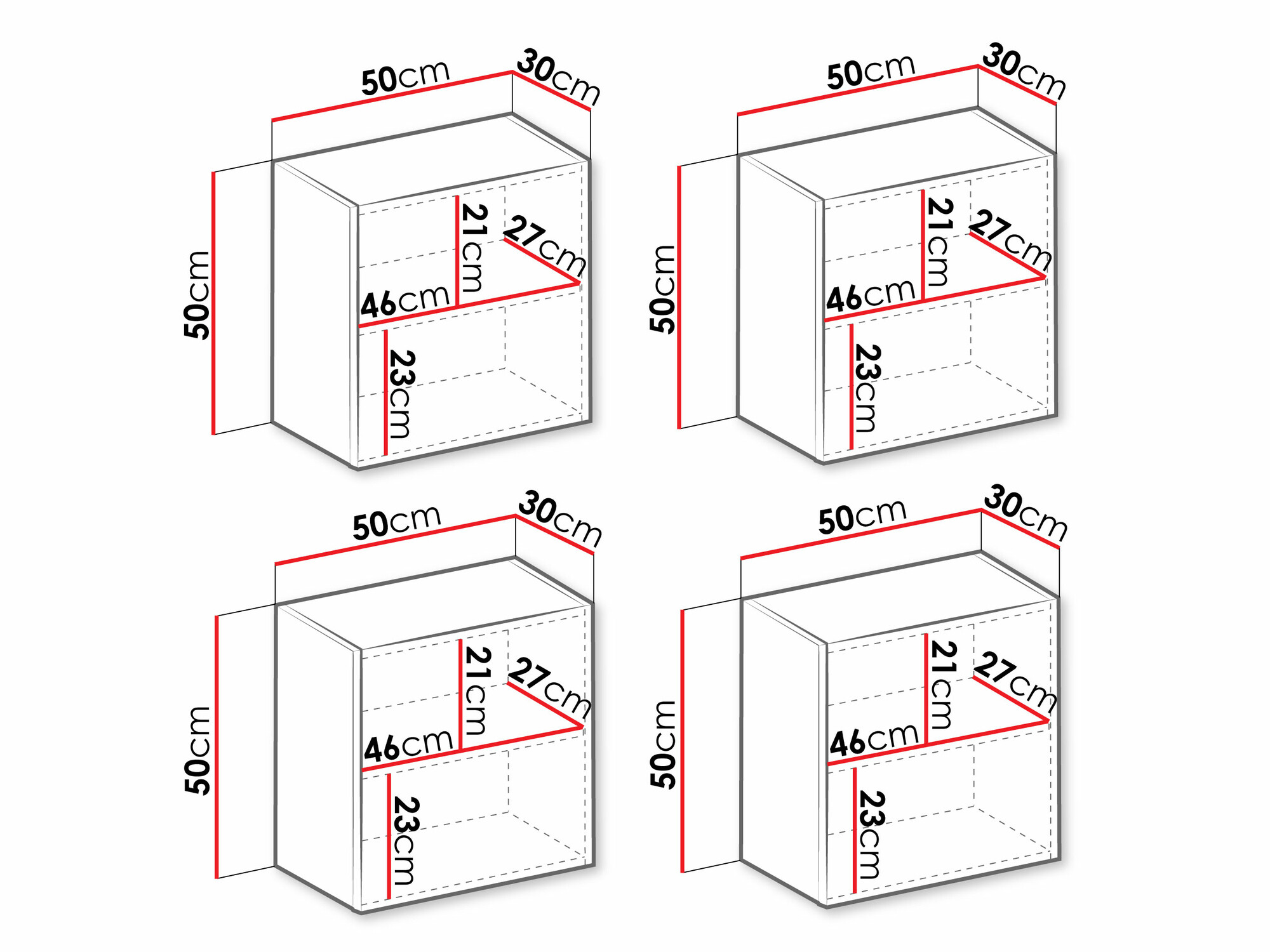 Spintelių komplektas Vilrin (Balta + Blizgi balta)