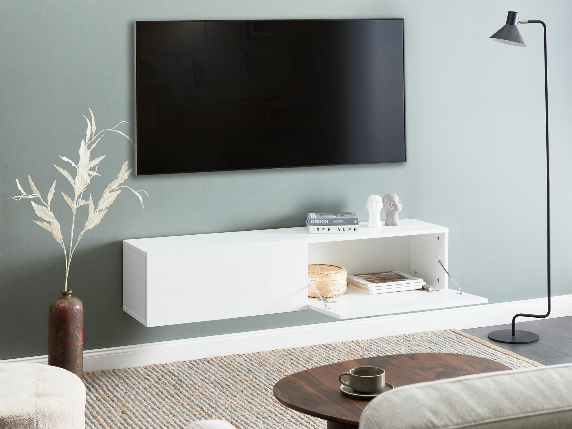 TV staliukas Berwyn 2663 (Balta)