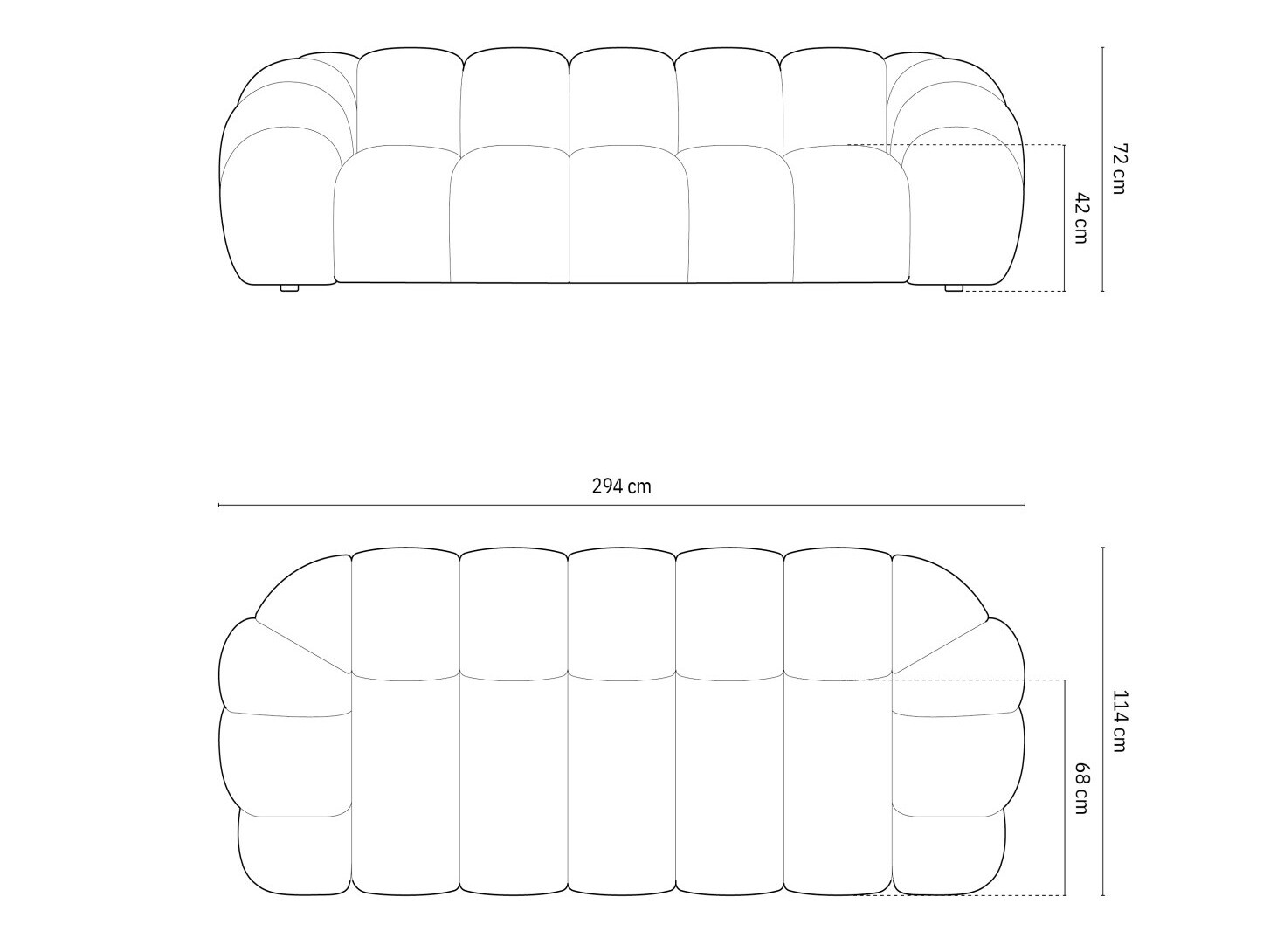 Sofa Cirnolu 102 (Bubble 17)