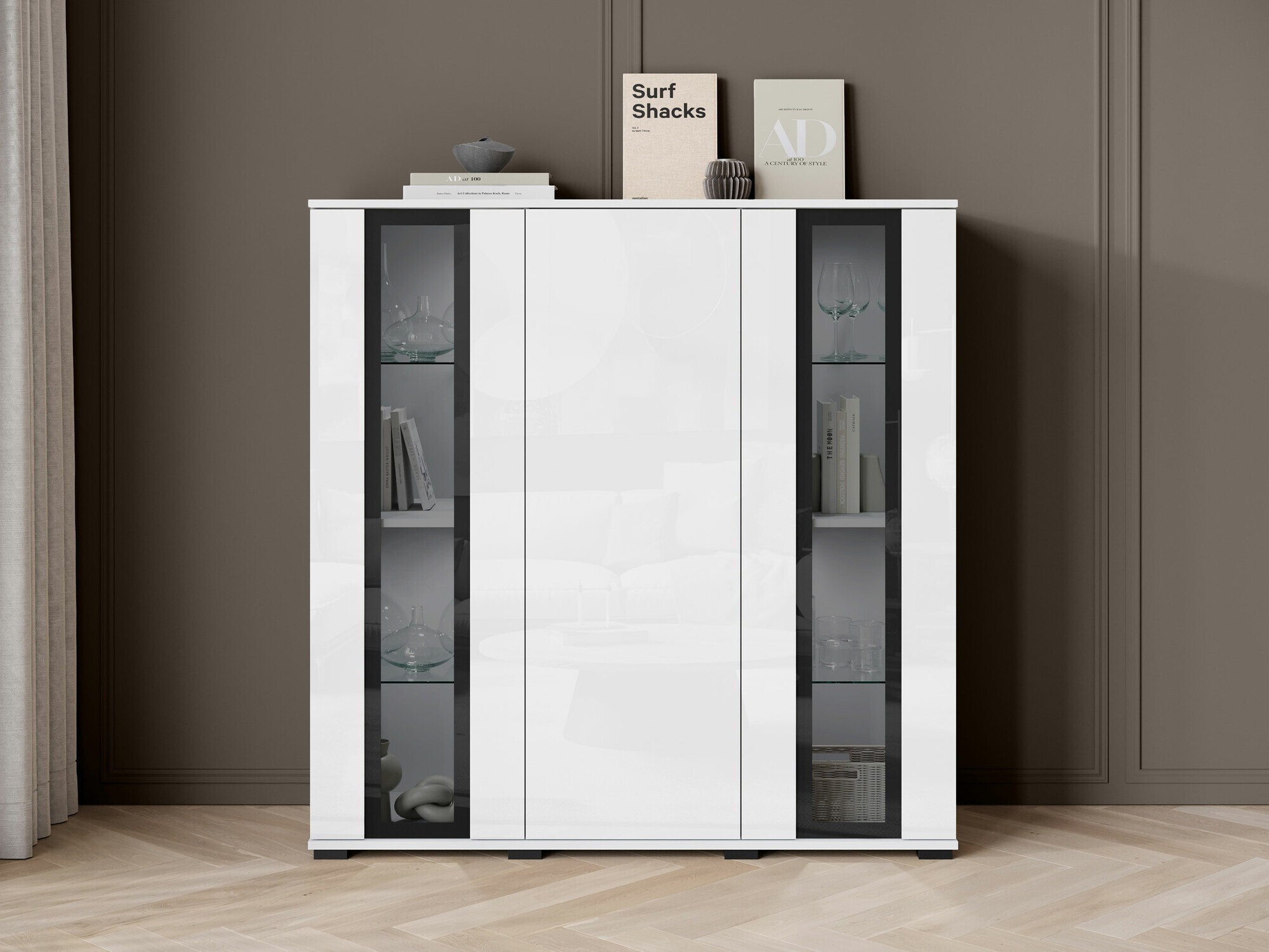 Spintelė Torcame 100 (Balta + Blizgi balta)