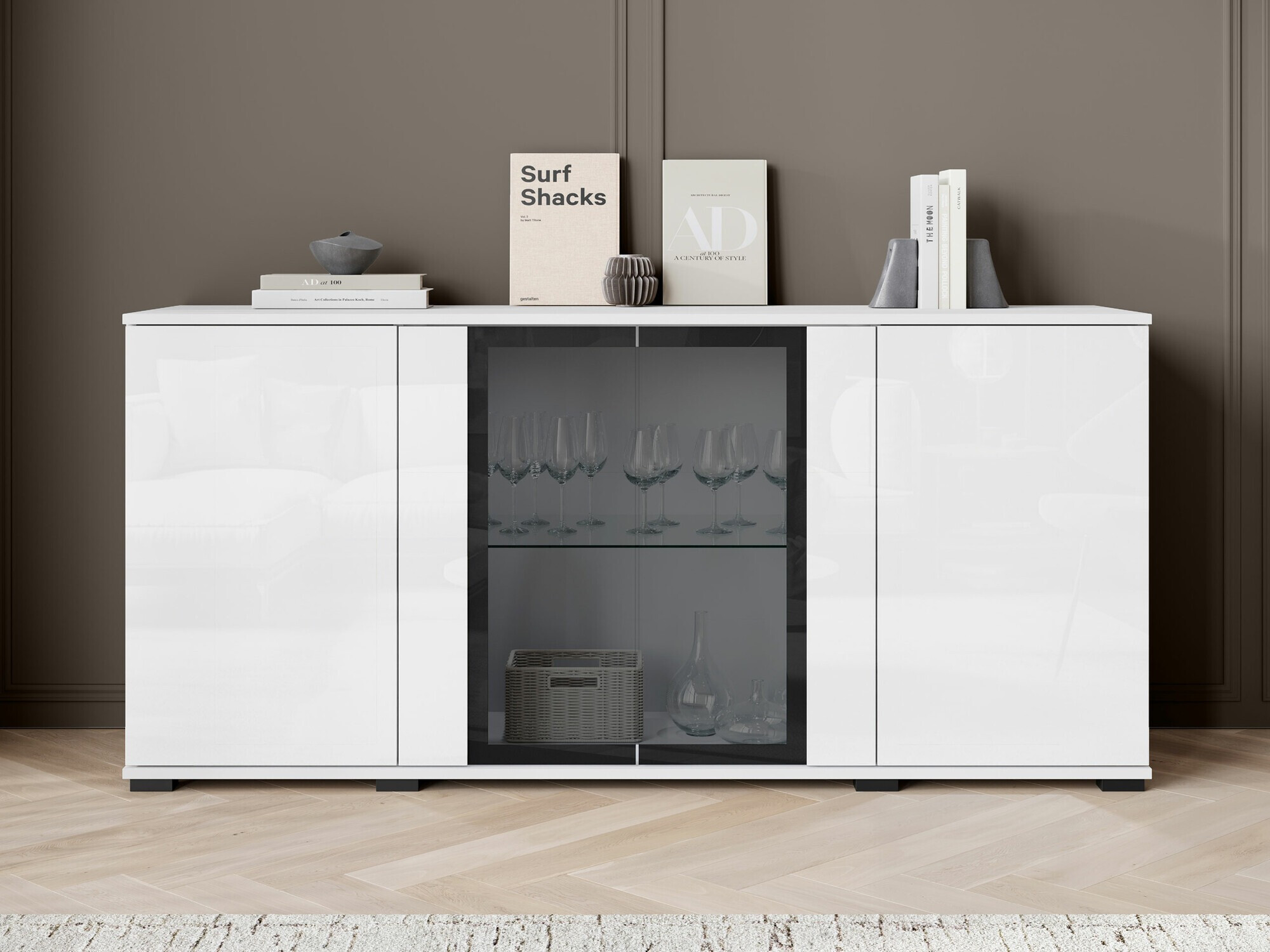 Spintelė Torcame 102 (Balta + Blizgi balta)