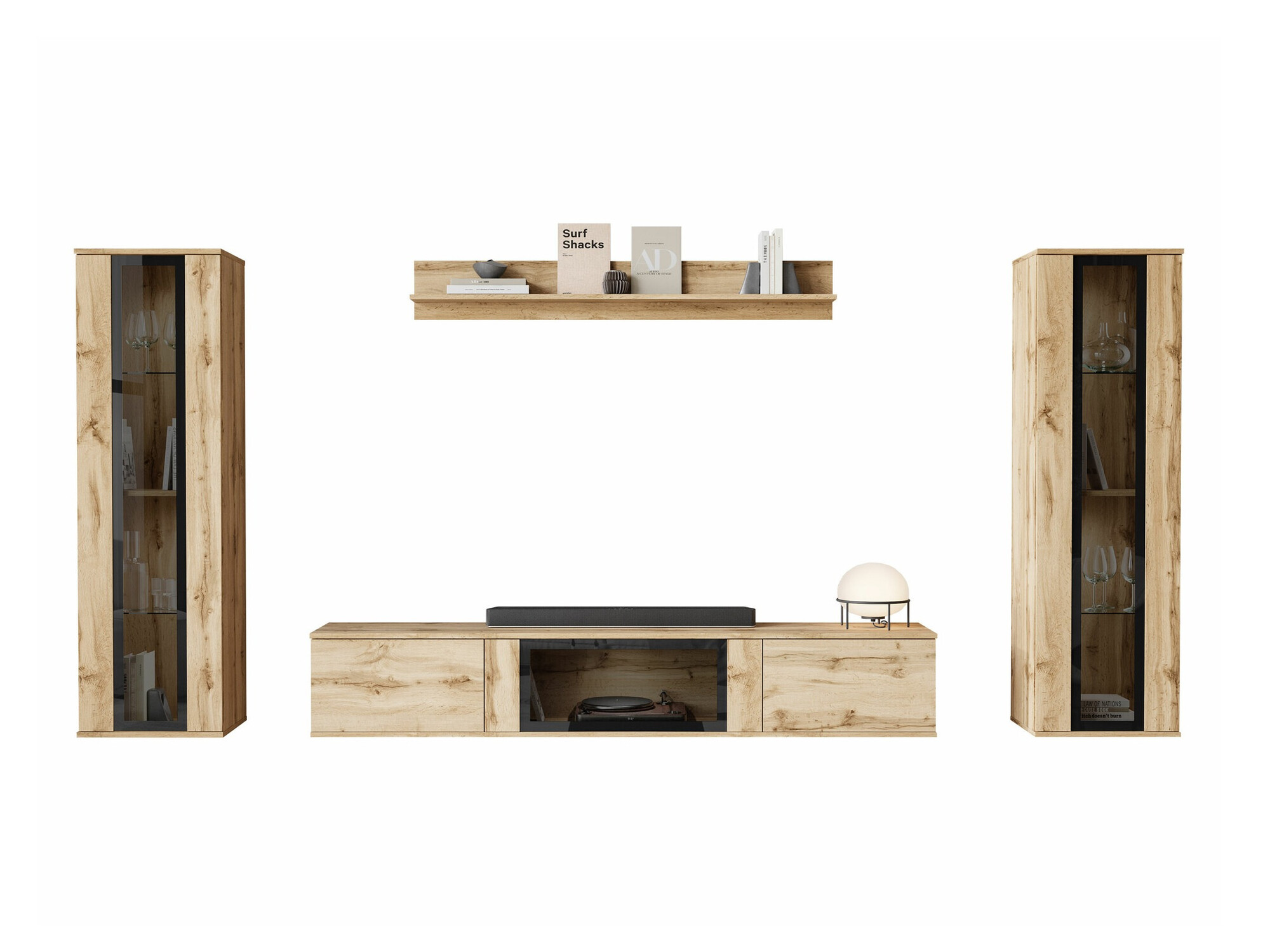 Svetainės komplektas Torcame 103 (Votan ąžuolas)