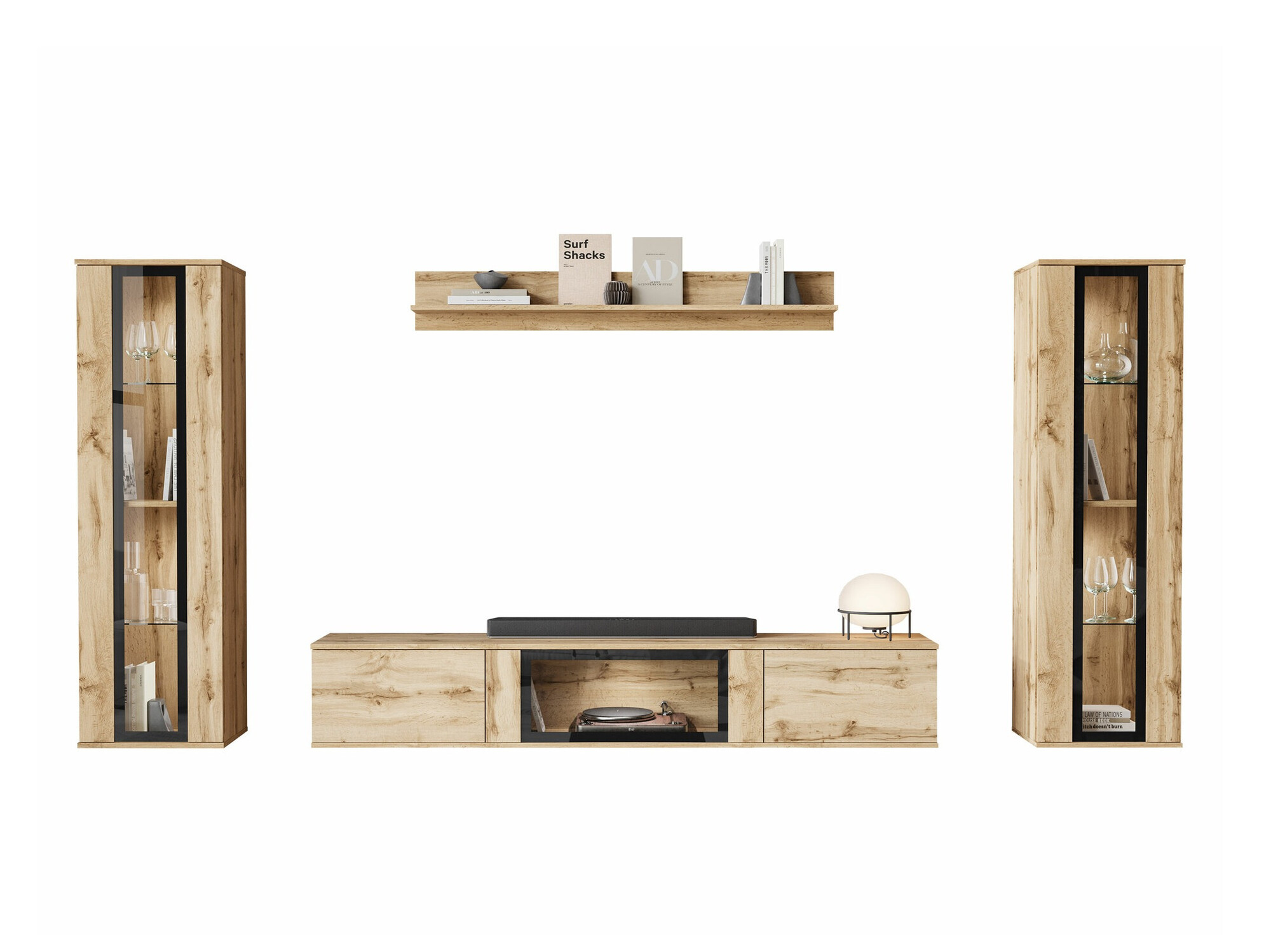 Svetainės komplektas Torcame 103 (Votan ąžuolas)