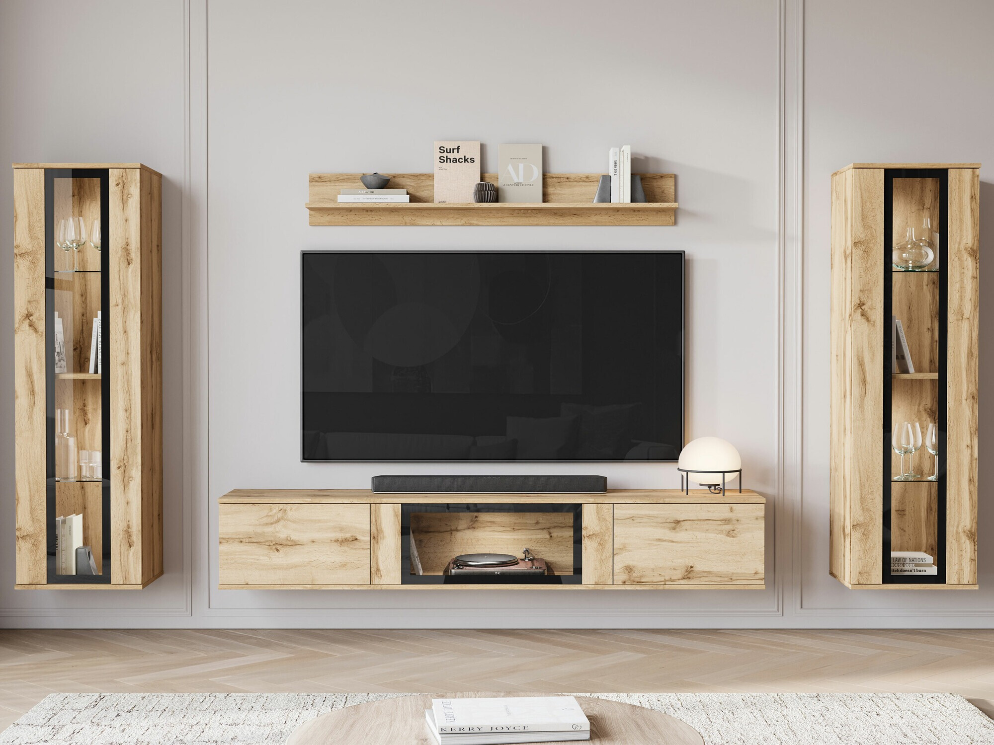 Svetainės komplektas Torcame 103 (Votan ąžuolas)