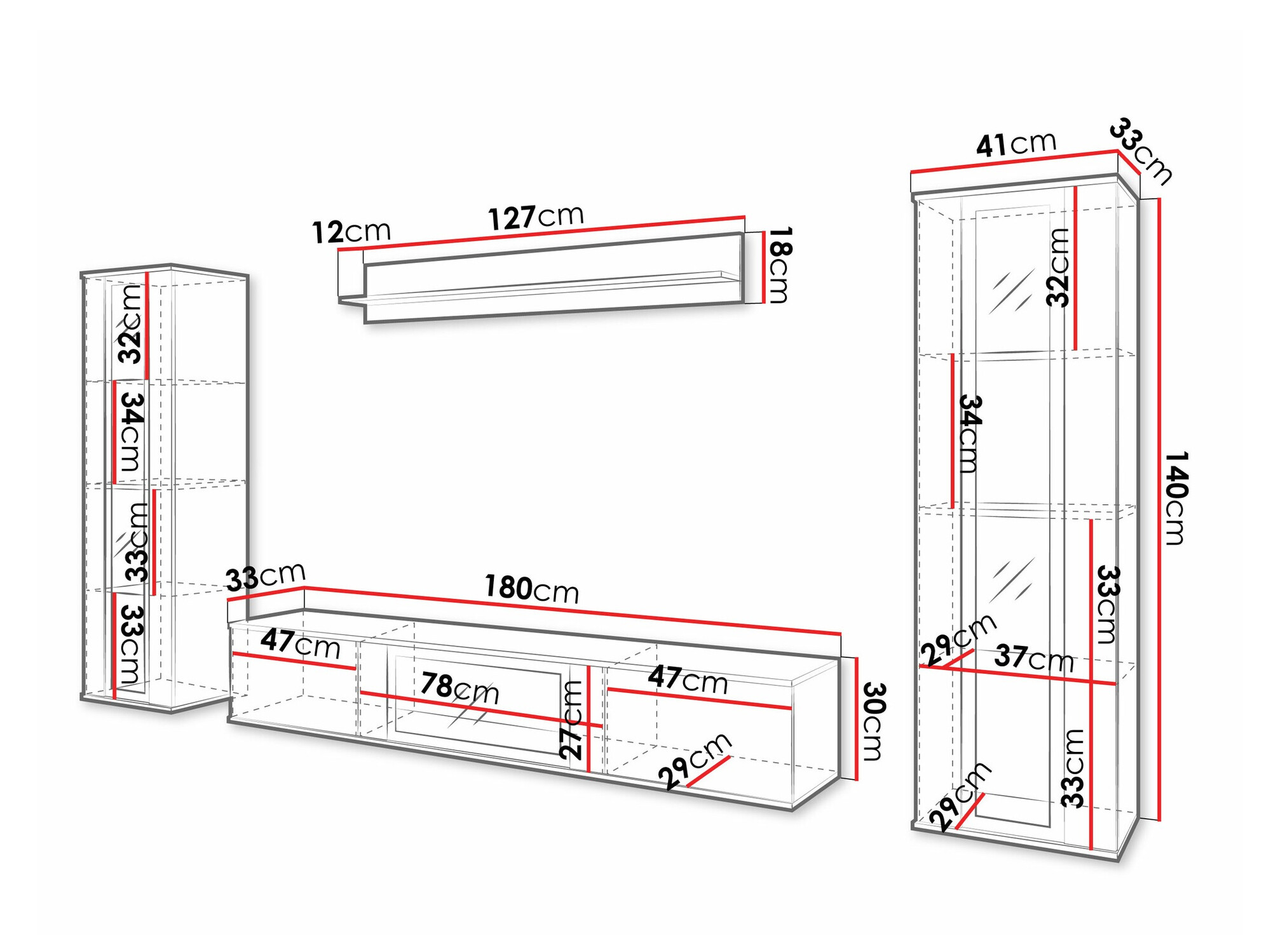 Svetainės komplektas Torcame 103 (Votan ąžuolas)
