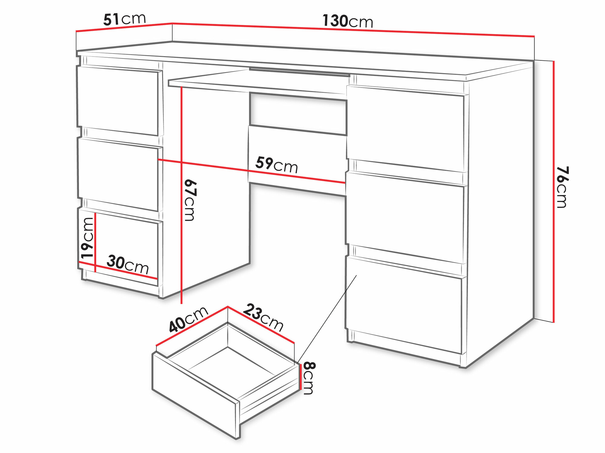 Darbo stalas Comfivo Cor
