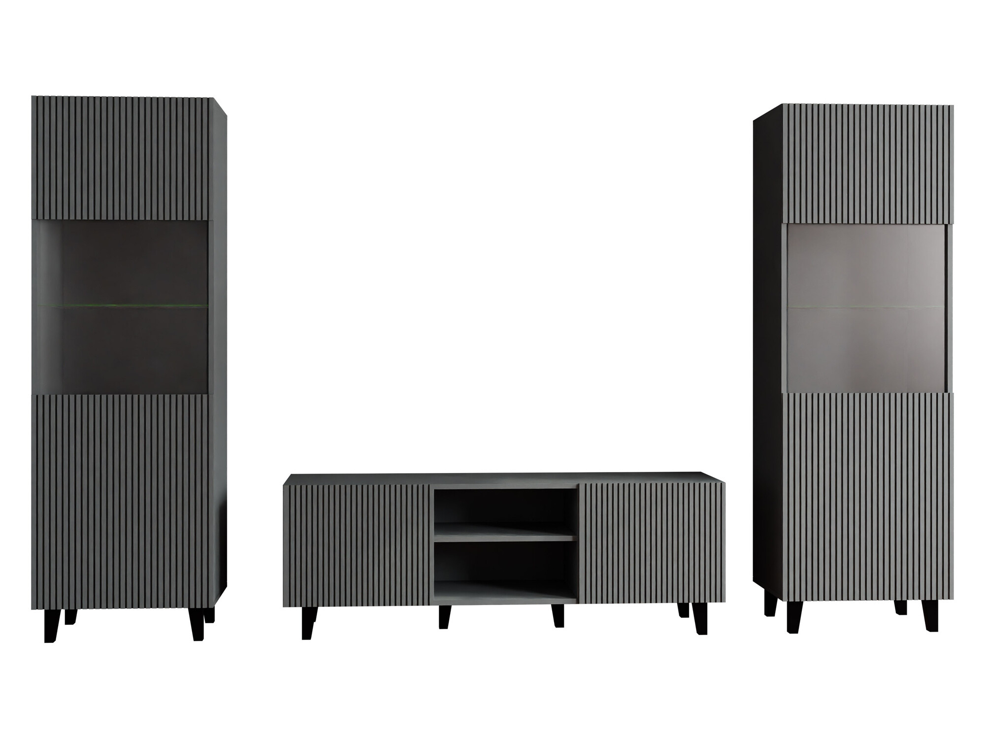 Svetainės komplektas Remeta 110 (Antracitas)