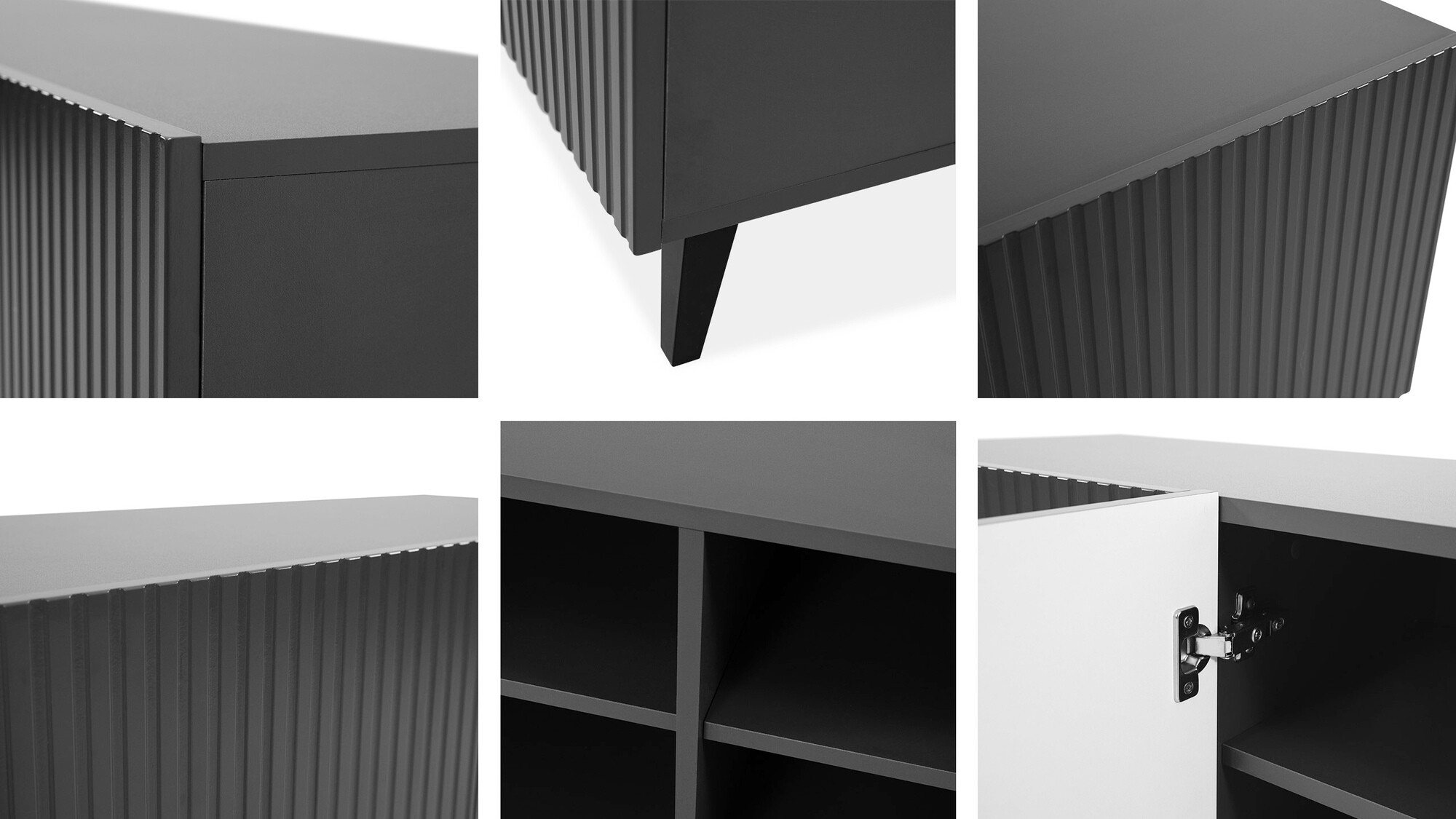 TV staliukas Comes I (Antracitas)