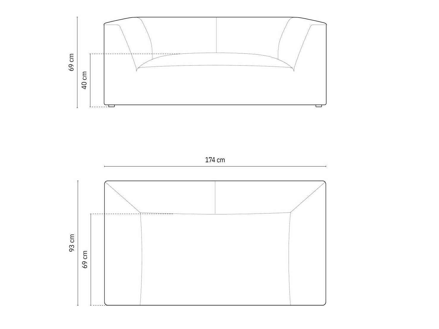 Sofa Vermaru 100 (Salvador 01)