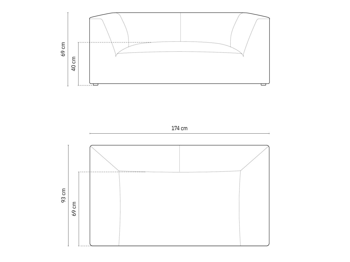 Sofa Vermaru 100 (Salvador 05)