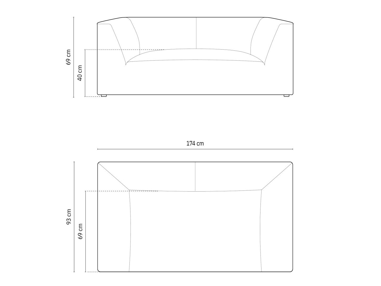 Sofa Vermaru 100 (Salvador 07)