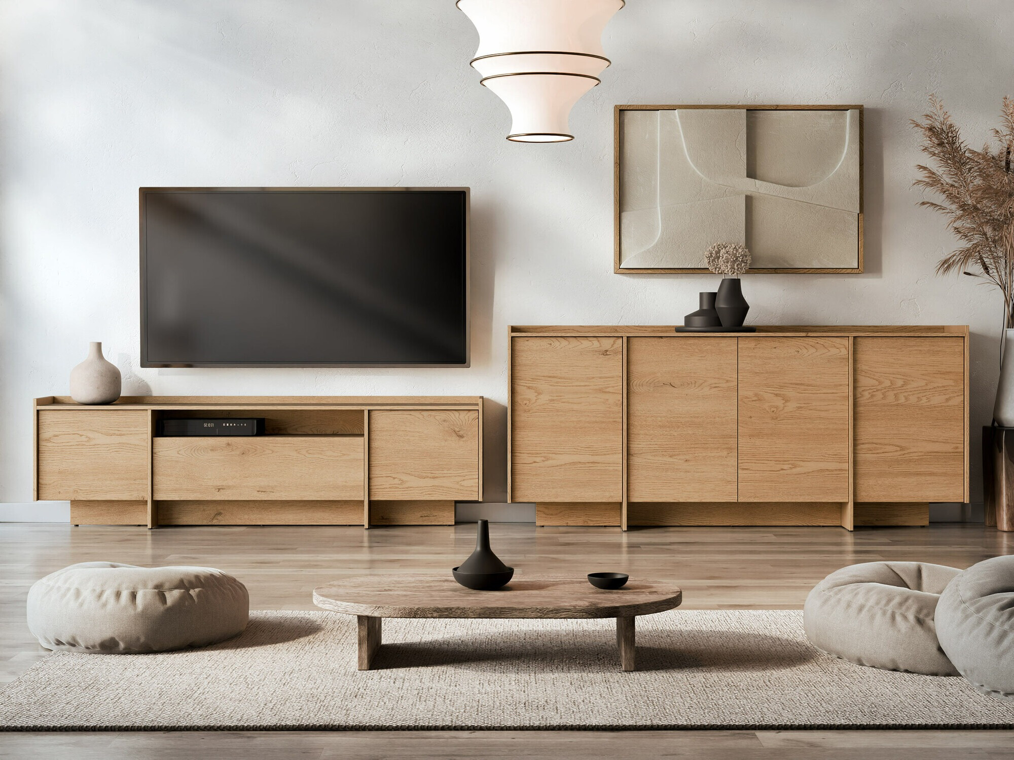 Svetainės komplektas Filus (Ąžuolas)