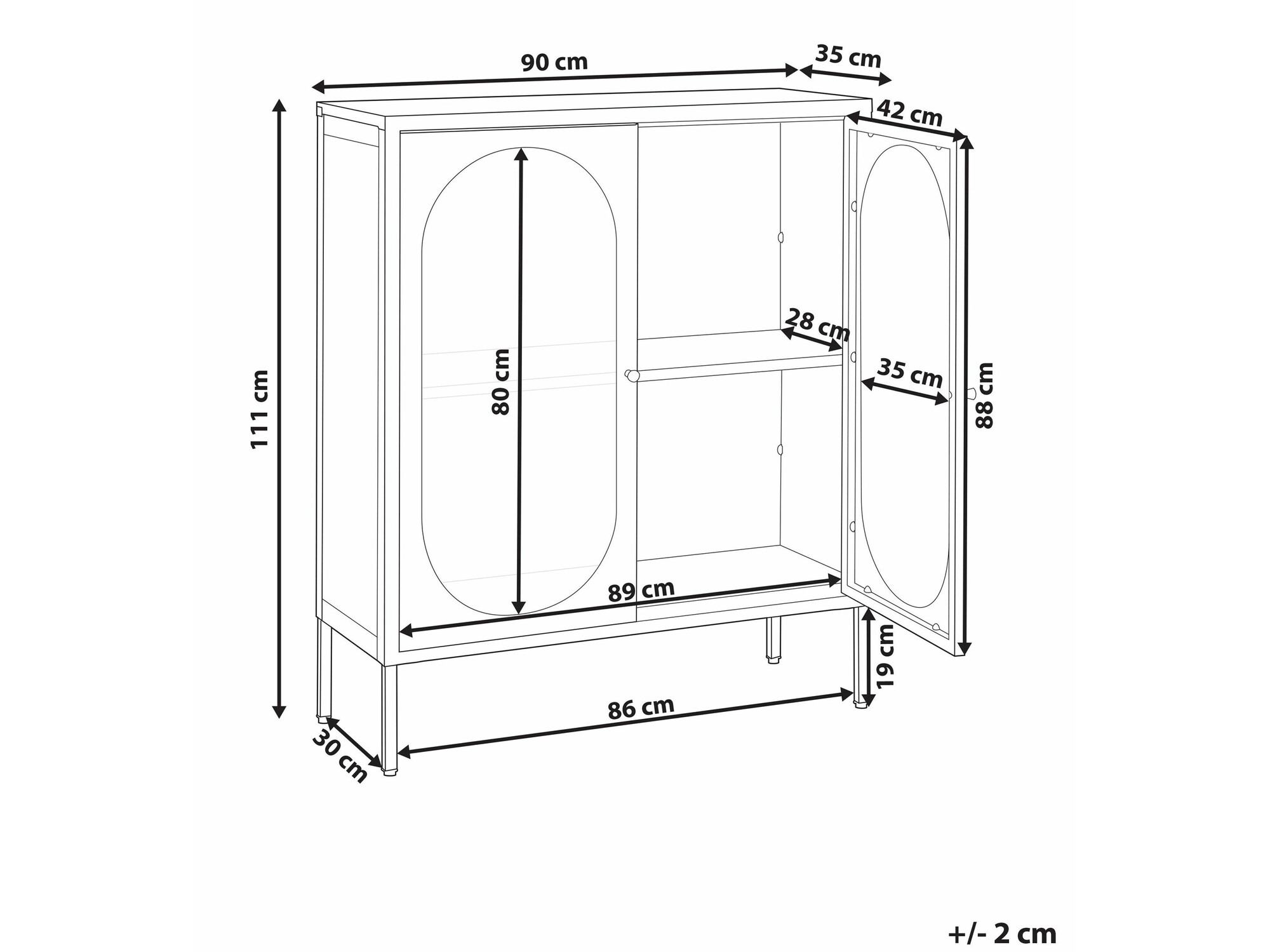Spintelė Berwyn 2683 (Juoda)