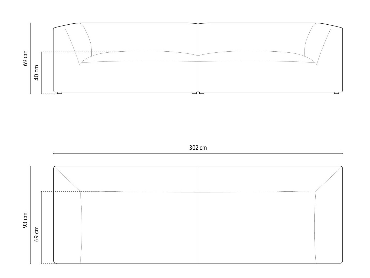 Sofa Vermaru 102 (Scala Antracitas)