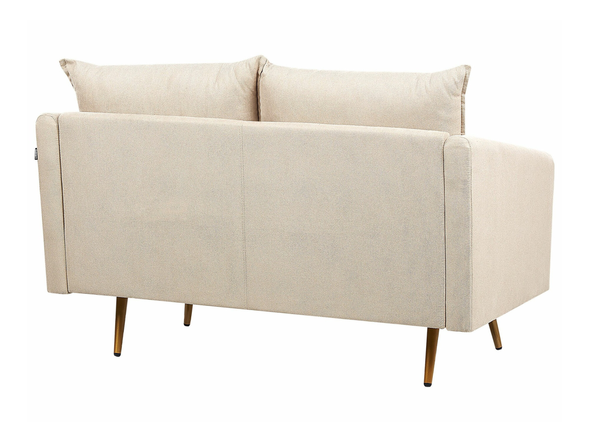 Minkštų baldų komplektas Berwyn 206 (Šviesi ruda + Auksinė)