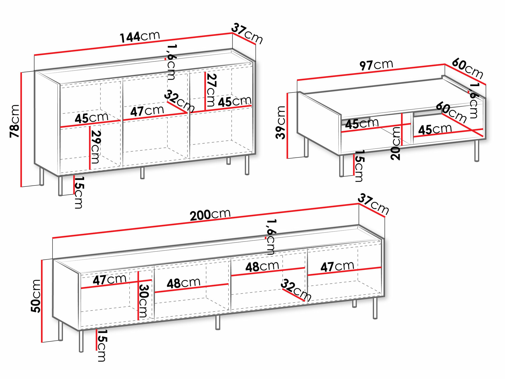 Svetainės komplektas Comfivo Belviro I