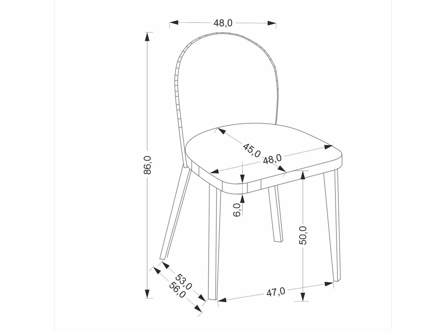 Kėdė Houston 1931 (Smėlinė + Graikinis riešutas)