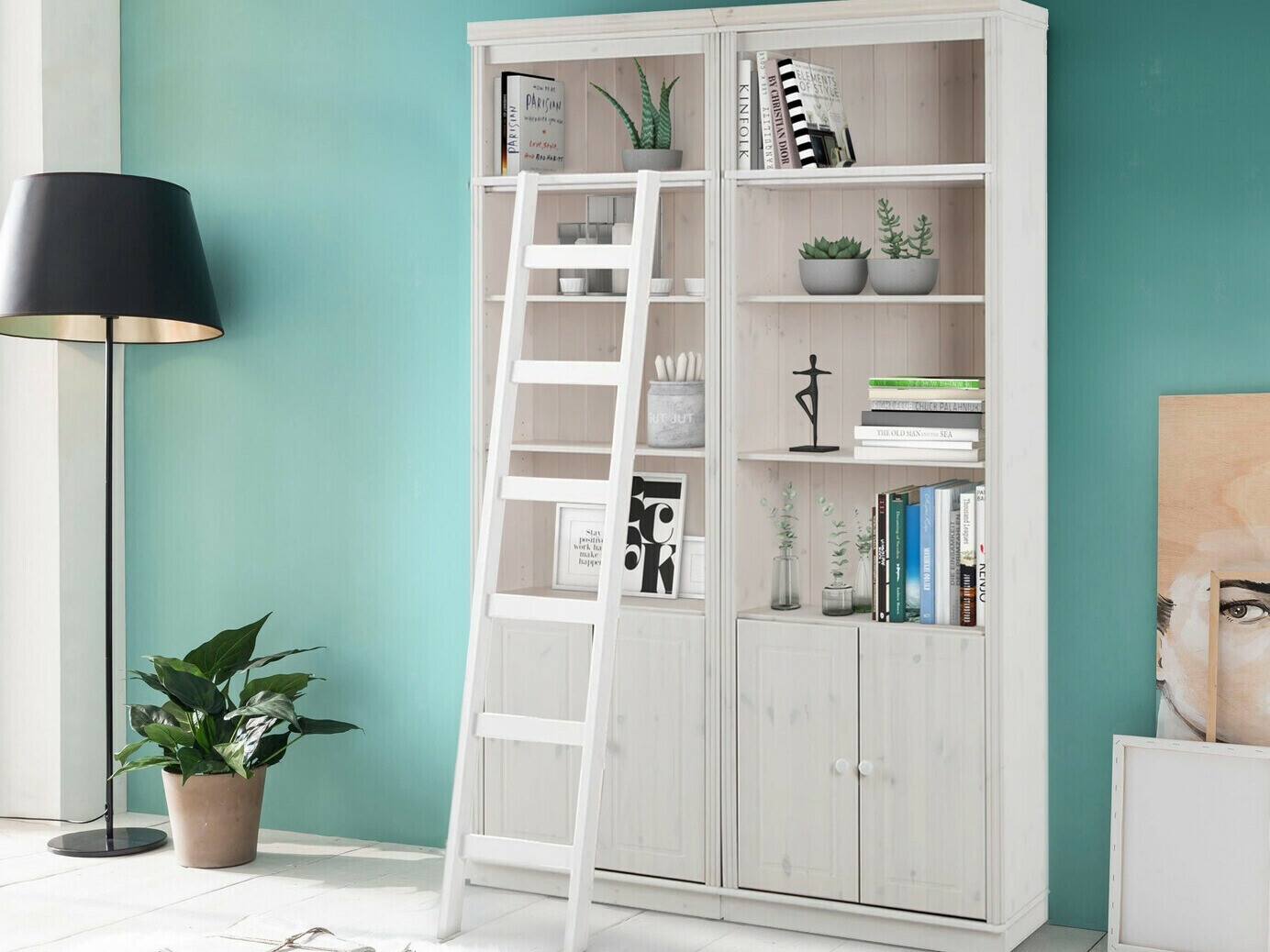 Lentynų komplektas Saltoro 118 (Balta)