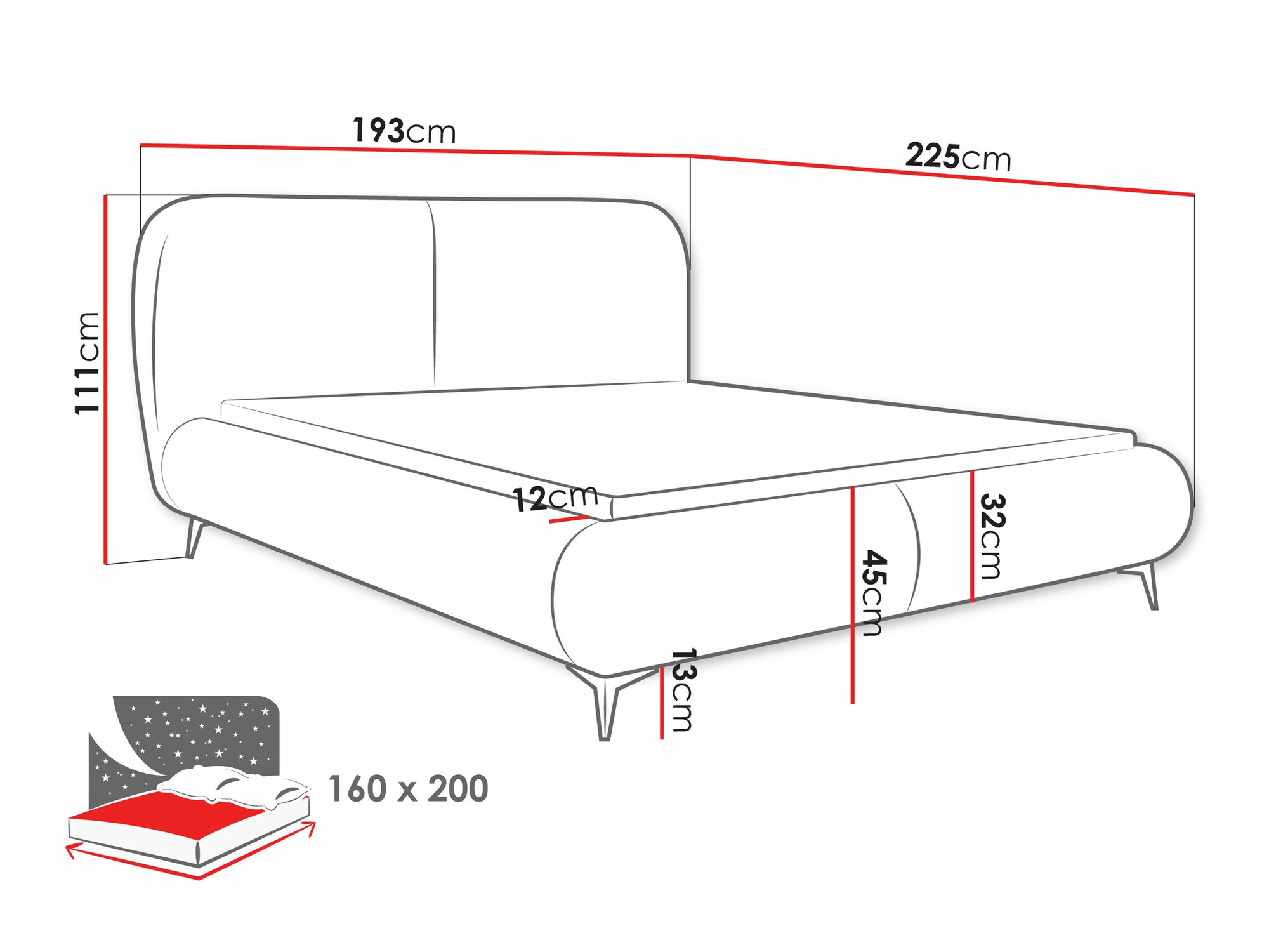 Lova TrendyNest Fenara (Coral 50)