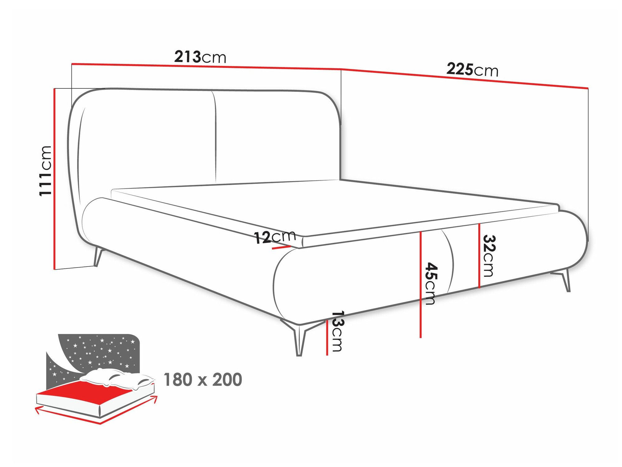 Lova TrendyNest Fenara (Coral 50)