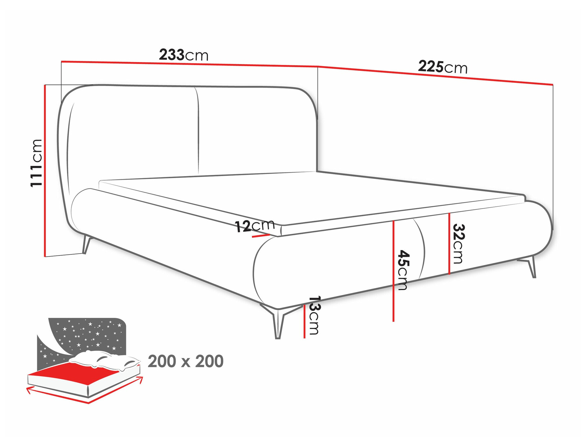 Lova TrendyNest Fenara (Coral 50)