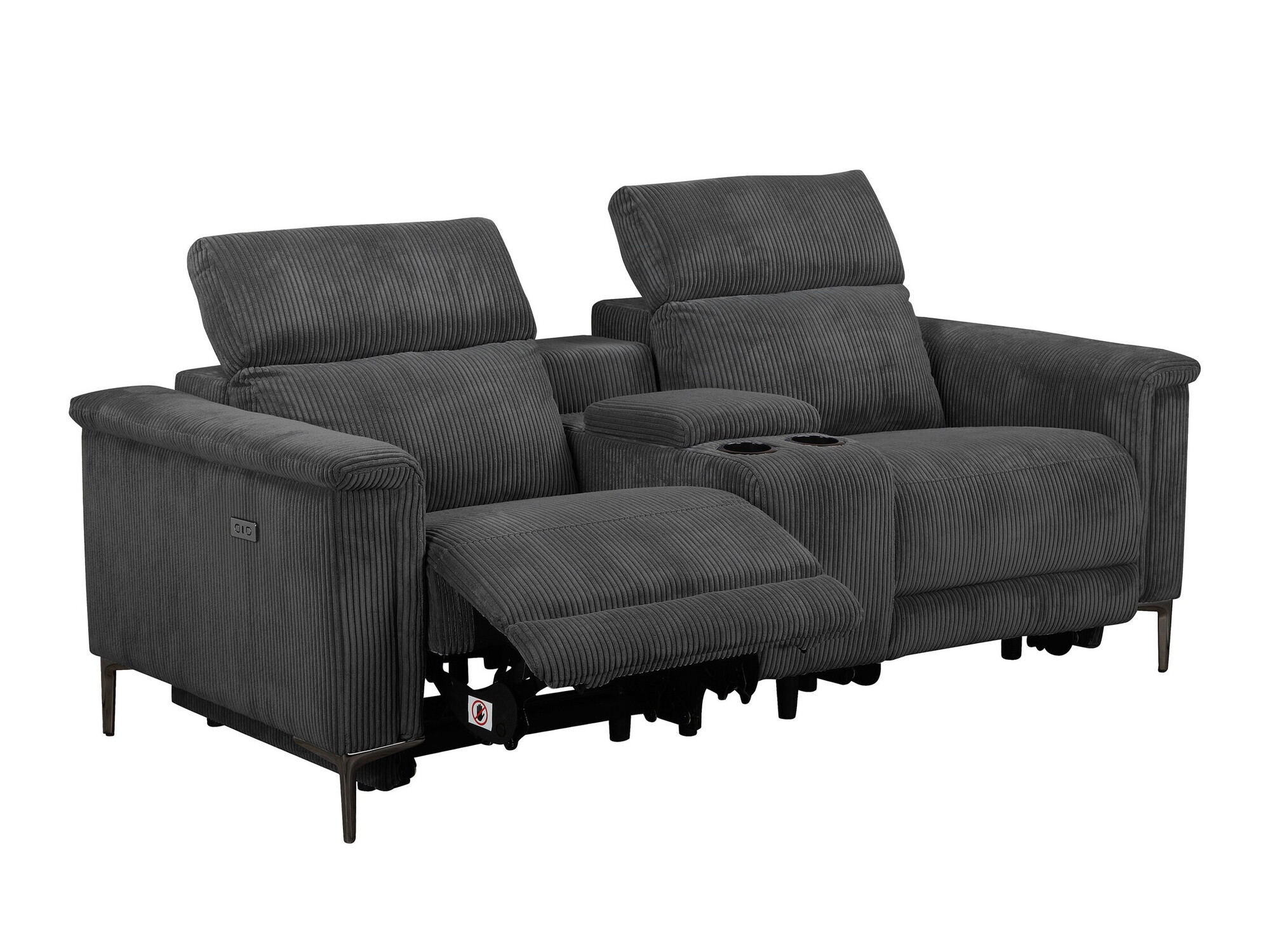 Sofa reglaineris Evamare 108 (Antracitas)