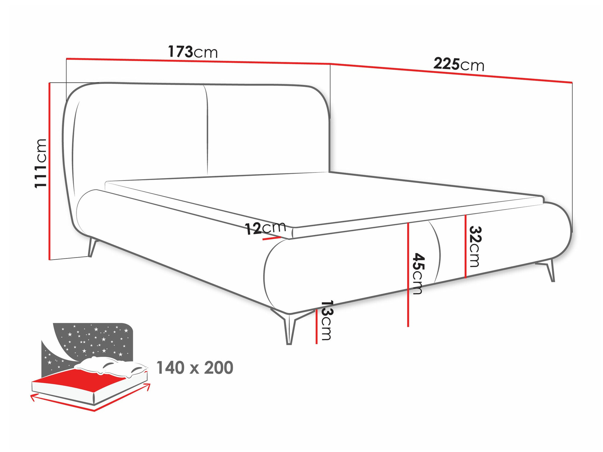 Lova TrendyNest Fenara (Coral 15)