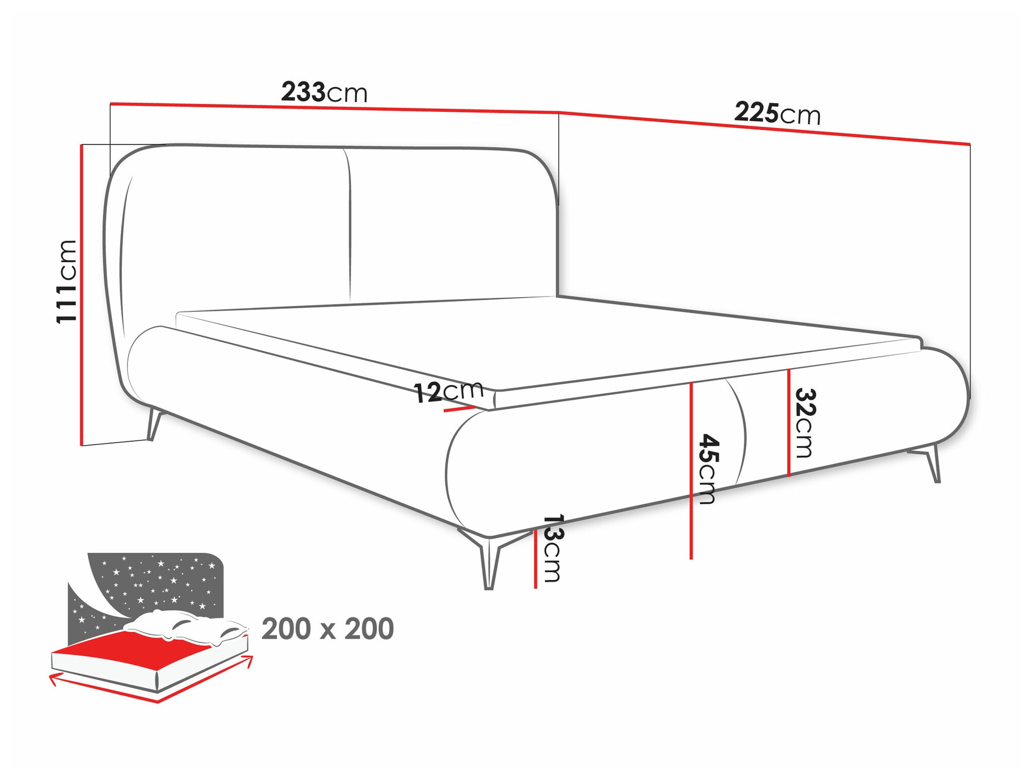 Lova TrendyNest Fenara (Coral 75)
