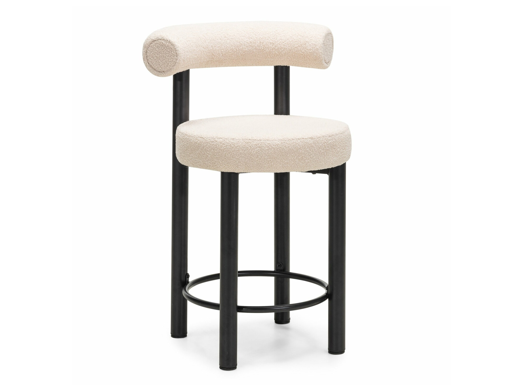 Pusbario kėdė Burleson 186 (Smėlinė + Juoda)