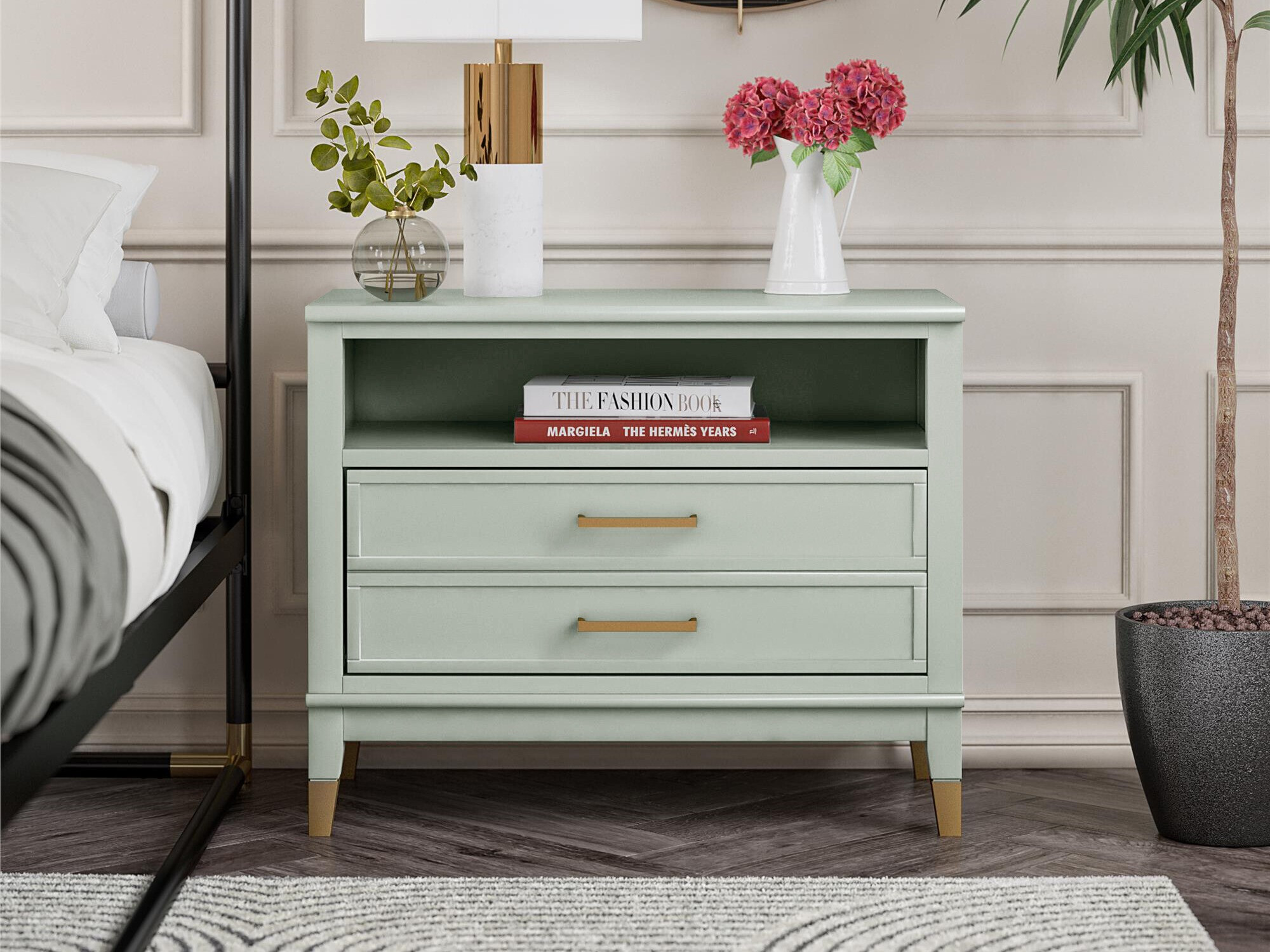 Naktinis staliukas Belromu 107 (Žalia)