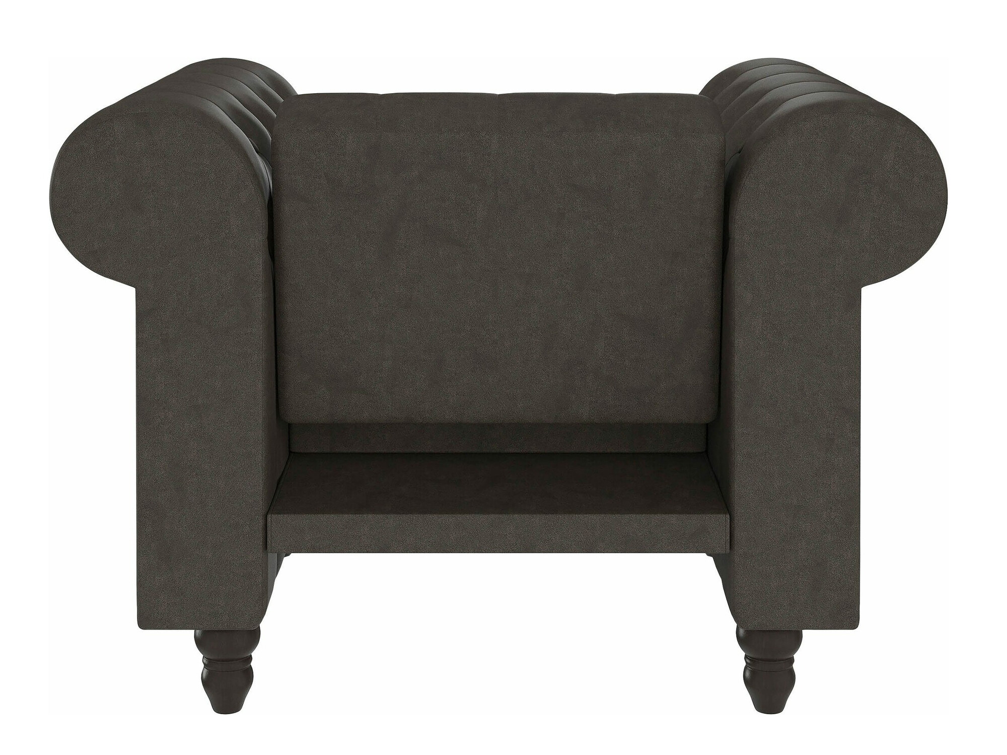 Chesterfield fotelis Tulsa 630 (Tamsi ruda)