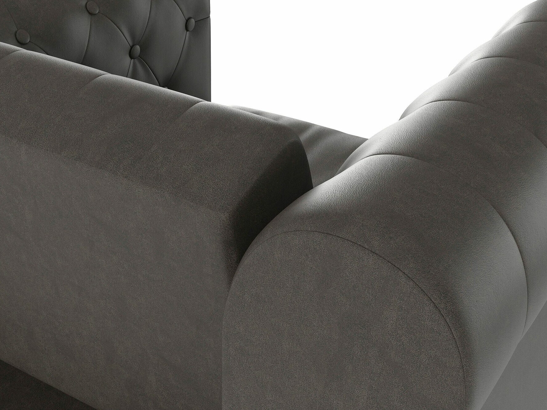 Chesterfield fotelis Tulsa 630 (Tamsi ruda)