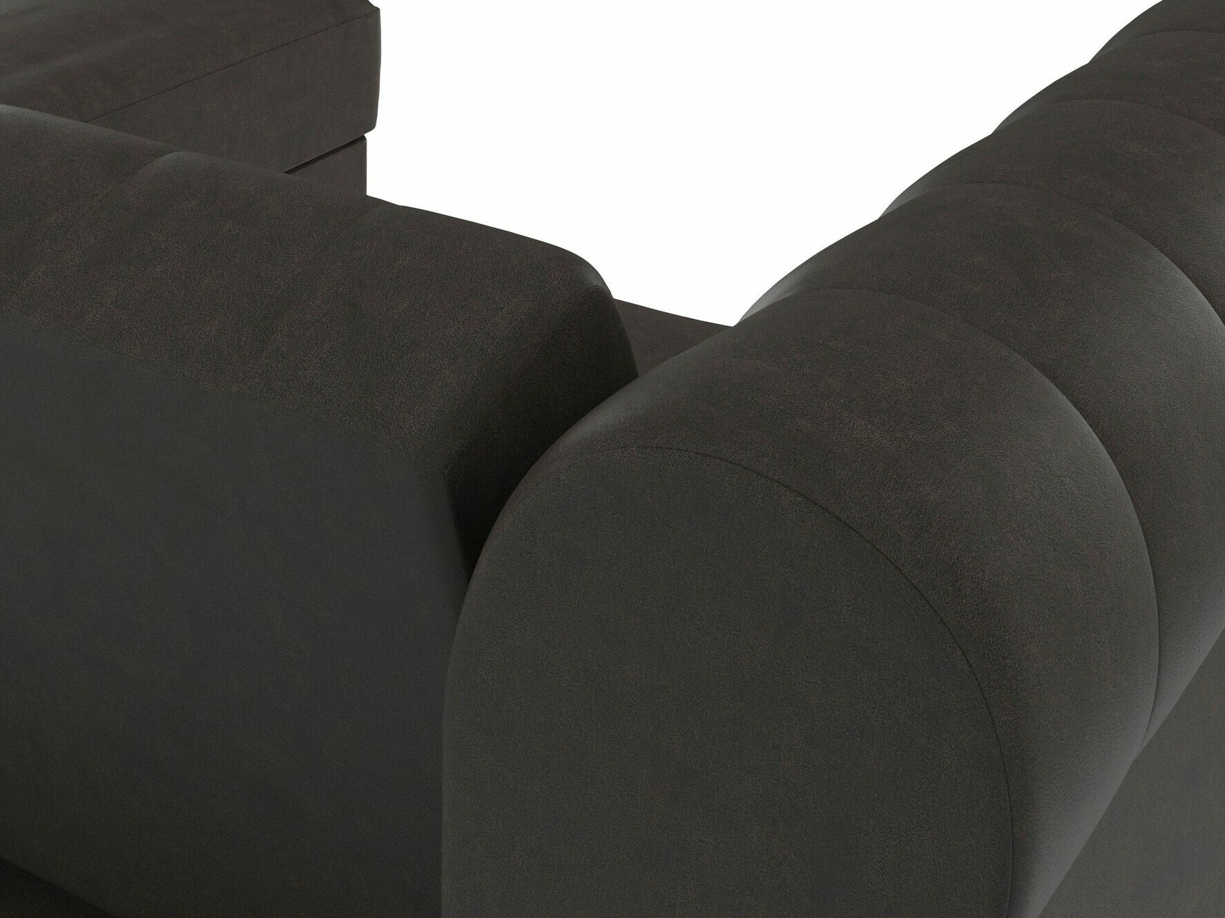 Chesterfield minkštas kampas Tulsa 622 (Dakr ruda)
