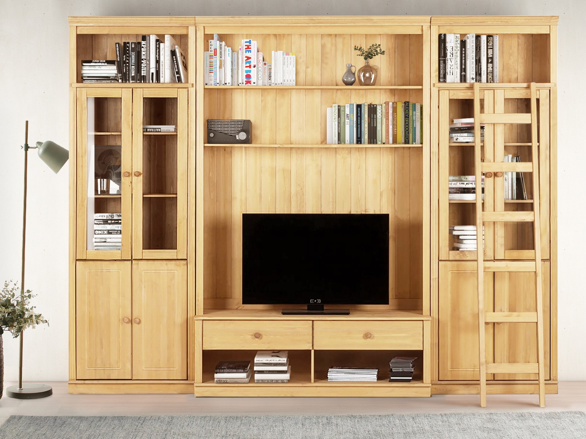 Svetainės komplektas Saltoro 128 (Šviesi ruda)