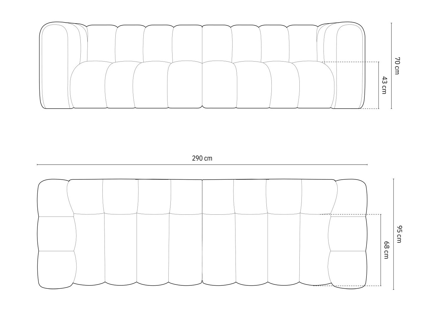 Modulinė sofa Cirleve 100 (Salvador 7)