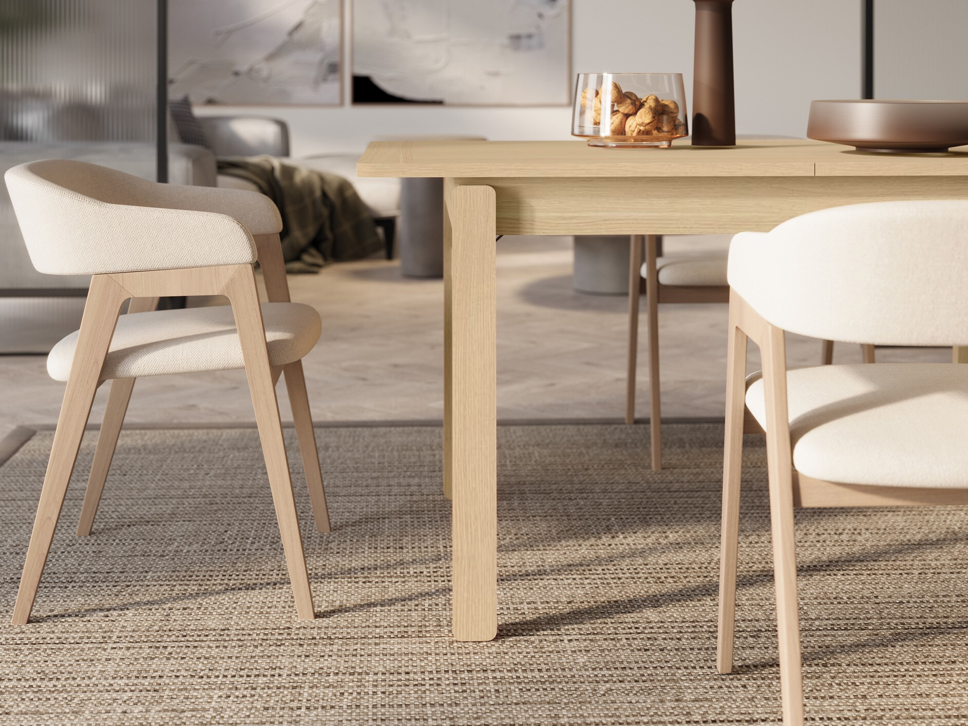 Stalas Fresno 173 (Šviesus ąžuolas)