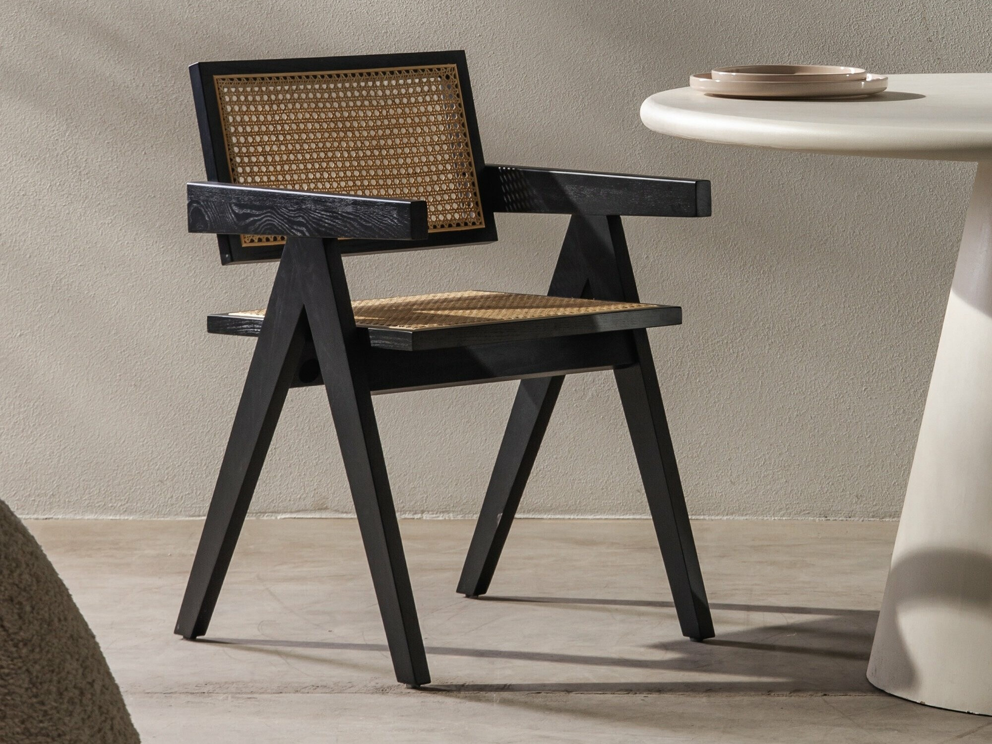 Kėdė Burleson 245 (Juoda + Šviesi ruda)