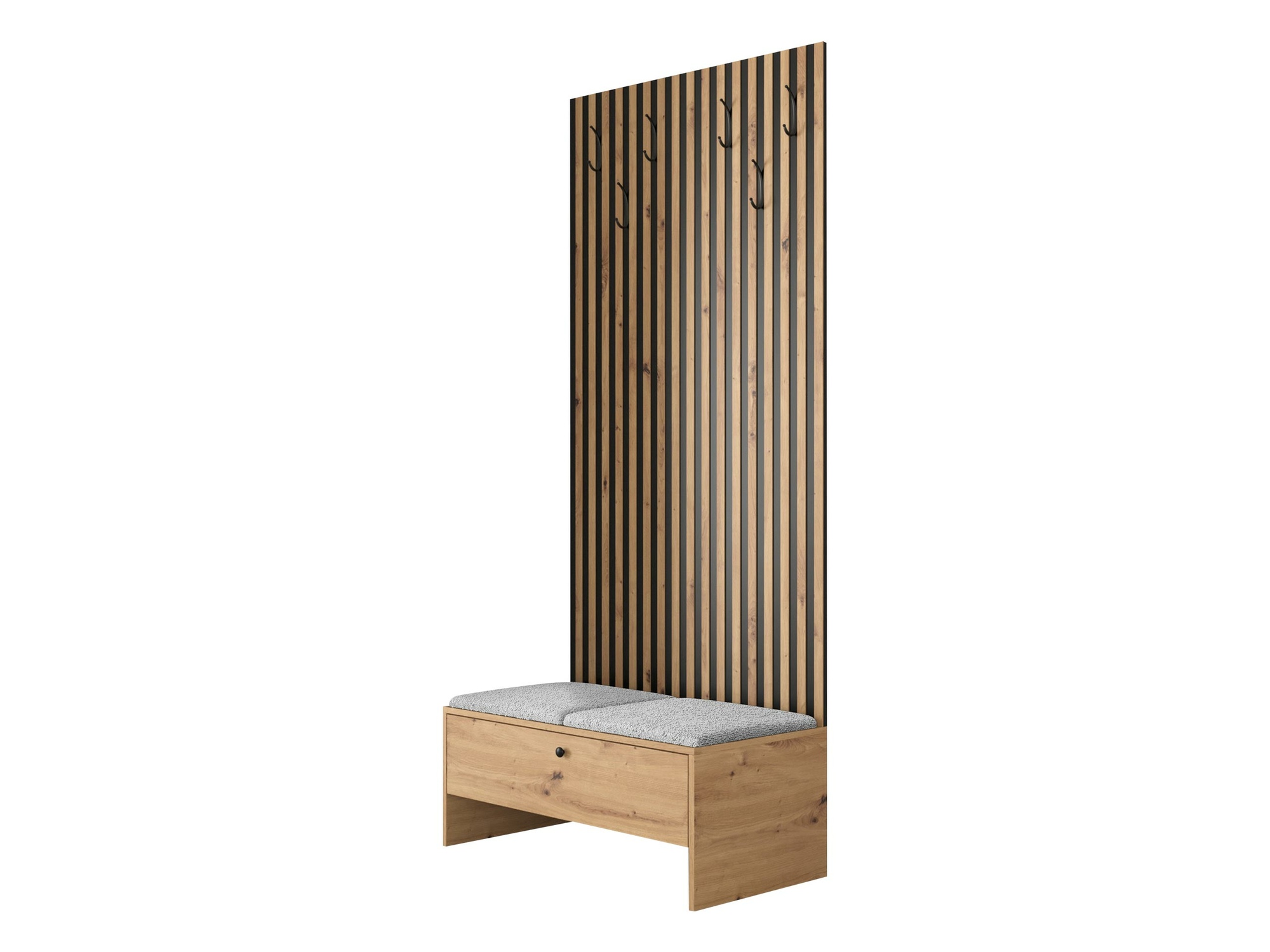 Prieškambario komplektas Donio IV (Artisan ąžuolas + Abriamo 06)