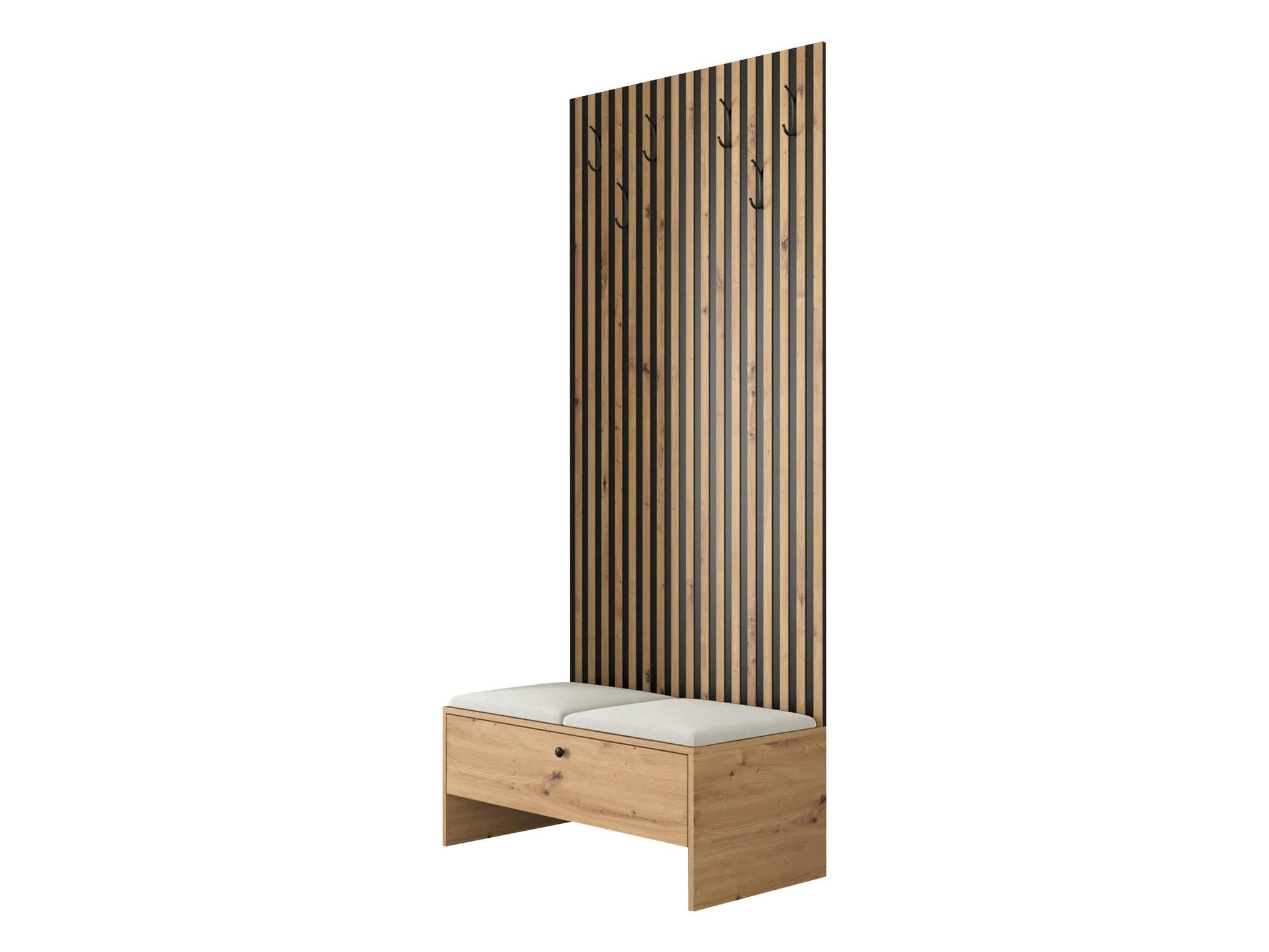 Prieškambario komplektas Donio IV (Artisan ąžuolas + Manila 02)