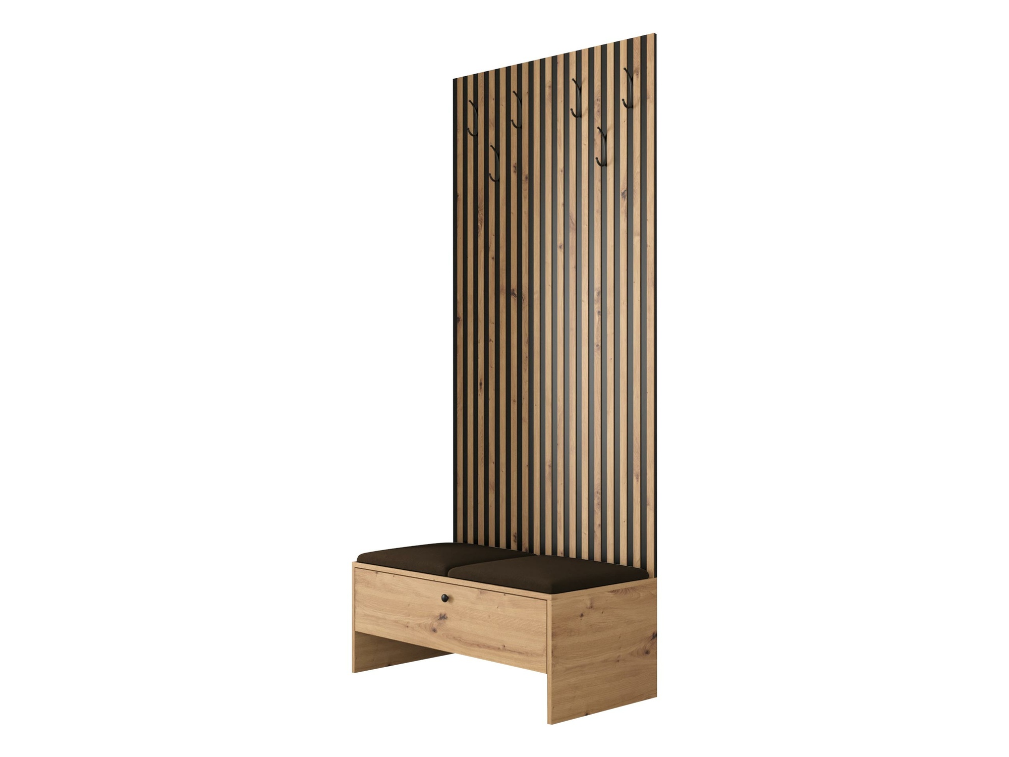 Prieškambario komplektas Donio IV (Artisan ąžuolas + Manila 04)