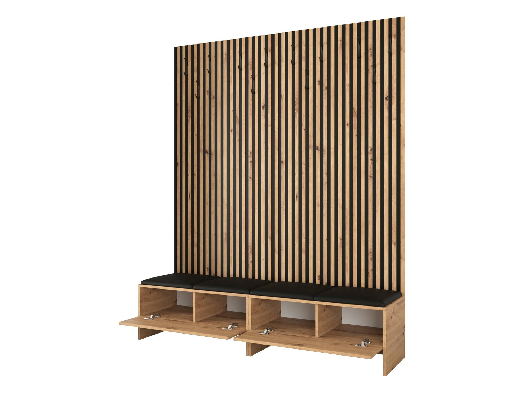 Prieškambario komplektas Donio V (Artisan ąžuolas + Manila 02)