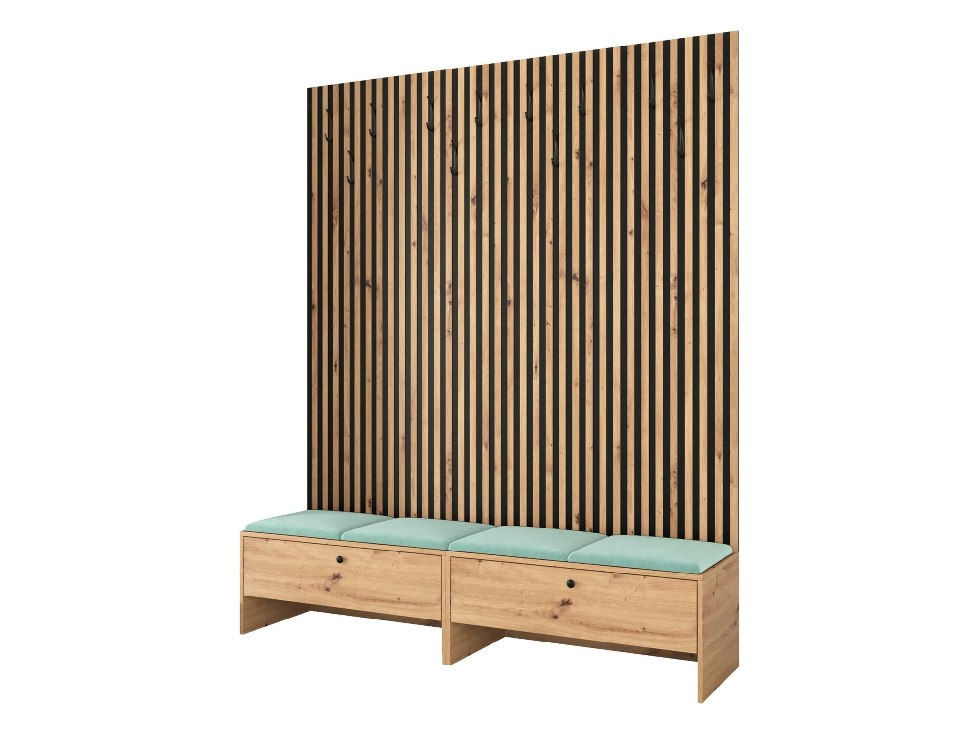 Prieškambario komplektas Donio V (Artisan ąžuolas + Manila 11)