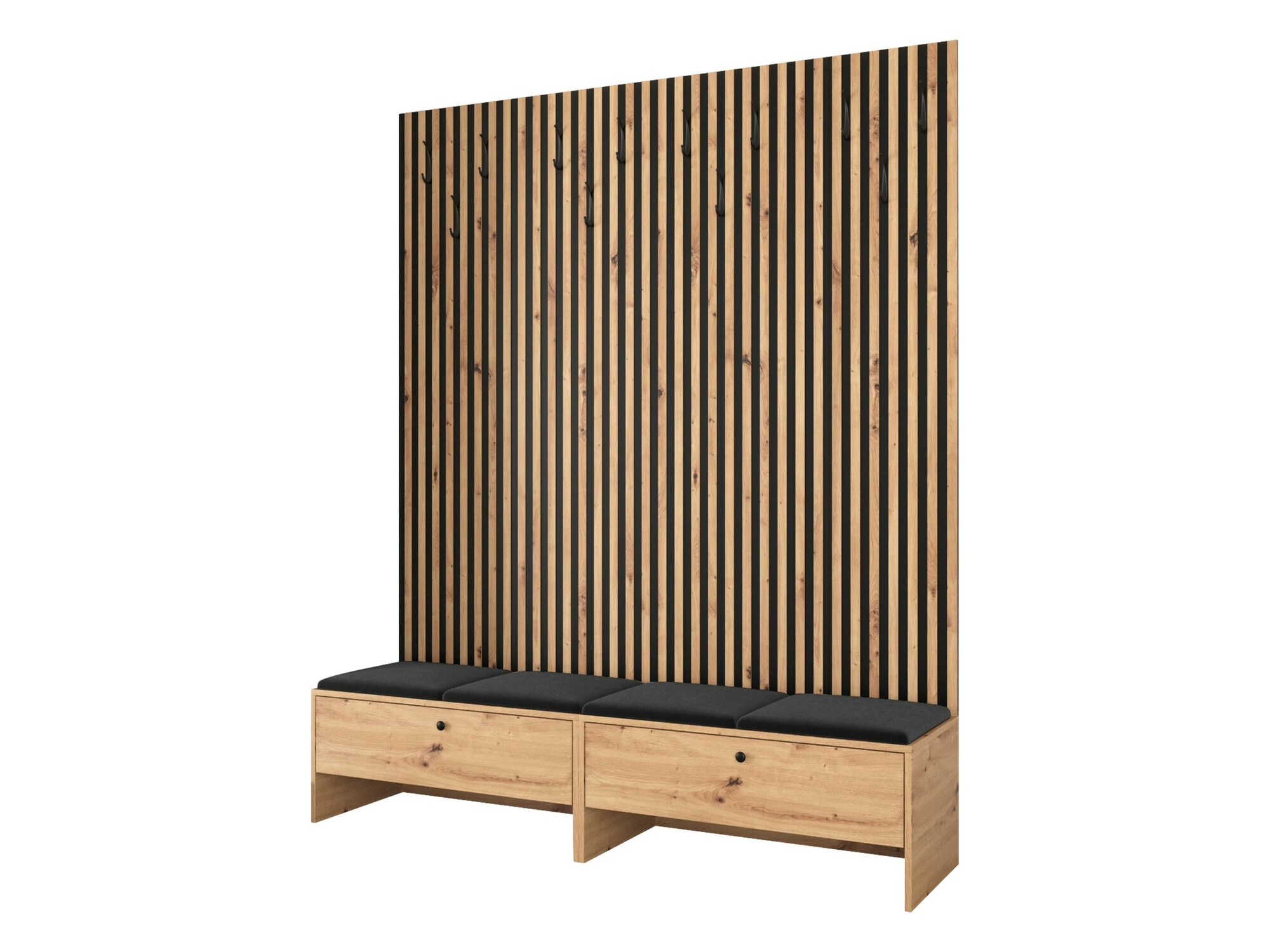 Prieškambario komplektas Donio V (Artisan ąžuolas + Manila 18)