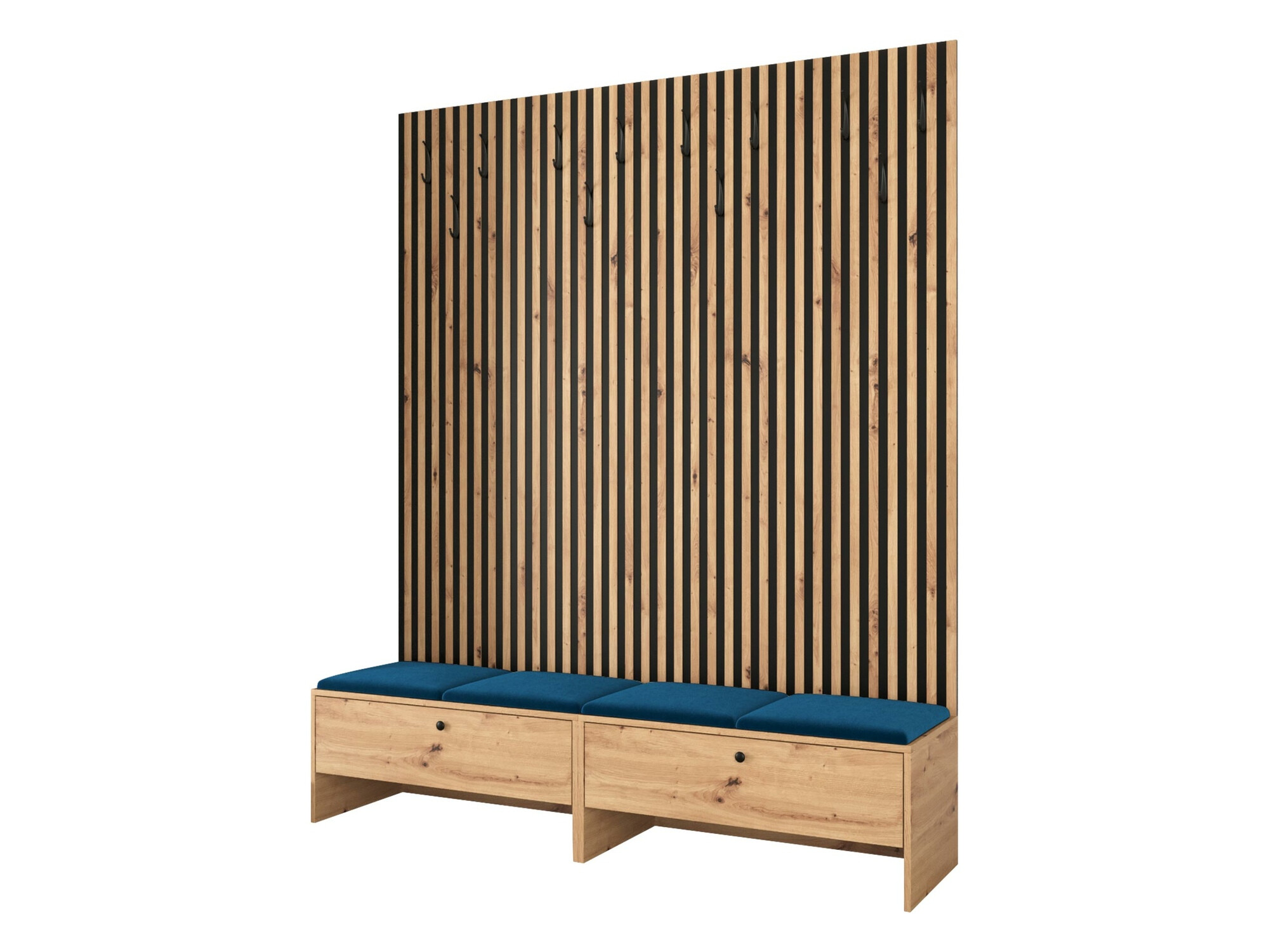 Prieškambario komplektas Donio V (Artisan ąžuolas + Manila 26)