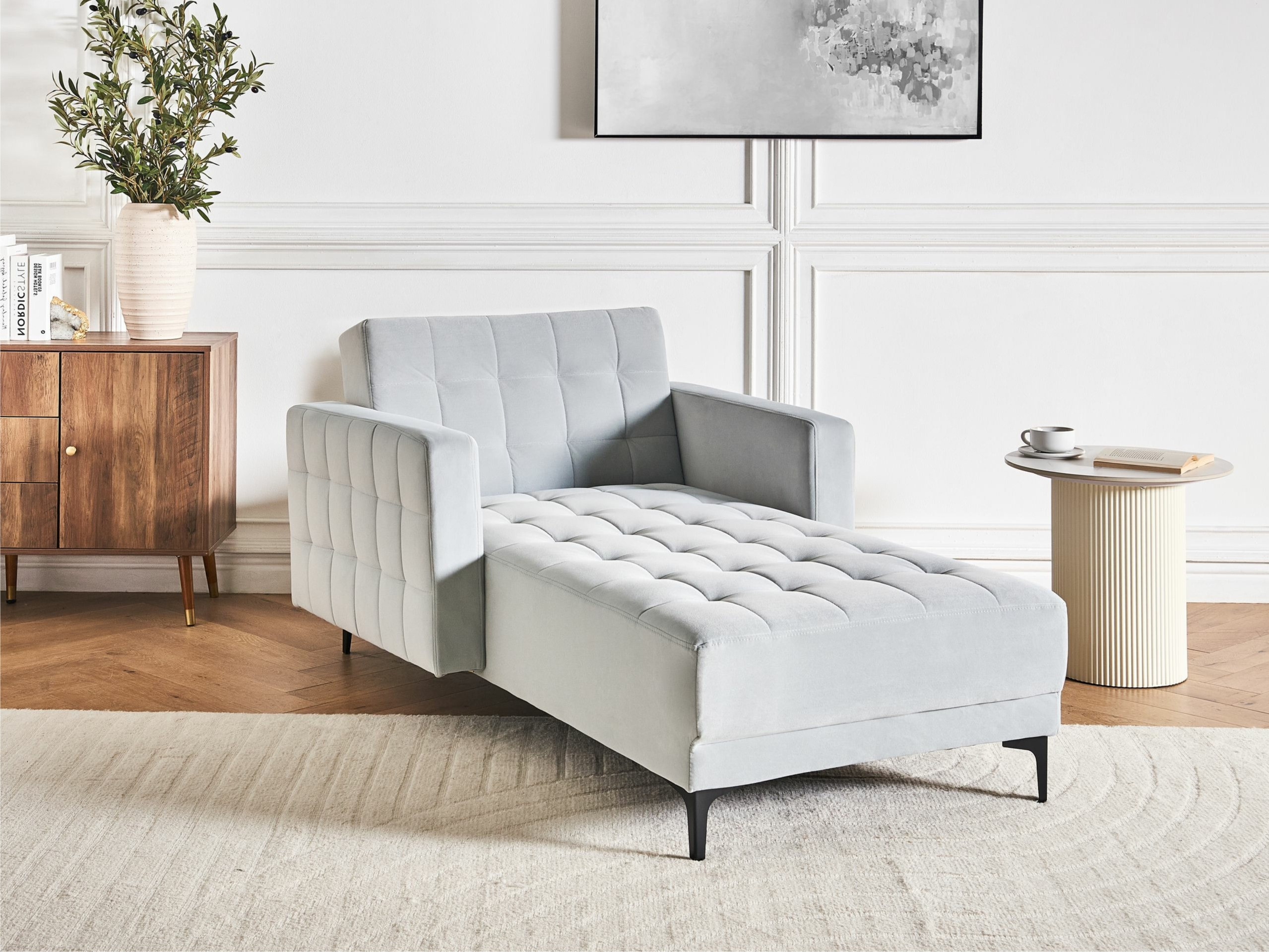 Kušetė Felvena 122 (Šviesi pilka)