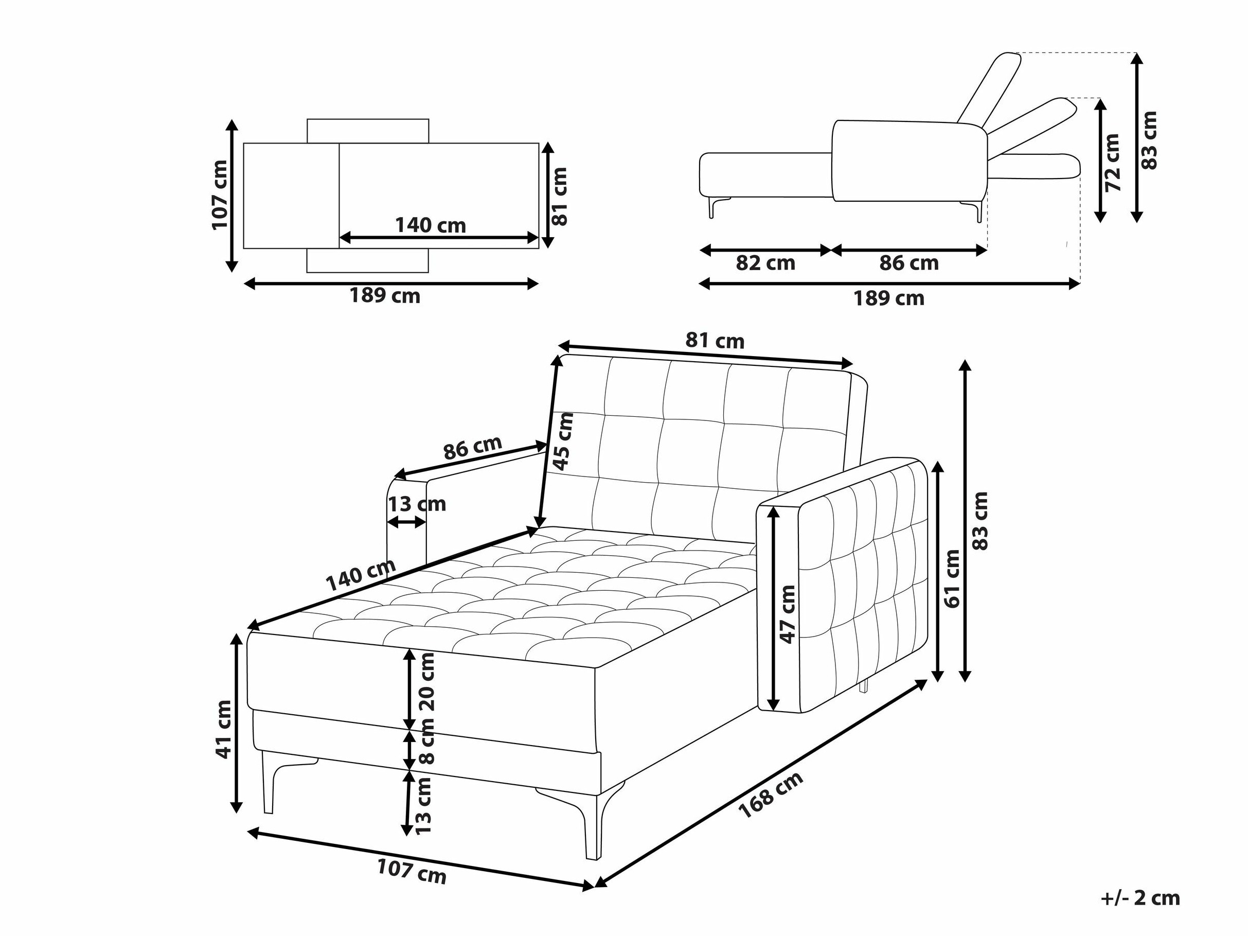 Kušetė Felvena 122 (Rožinė)