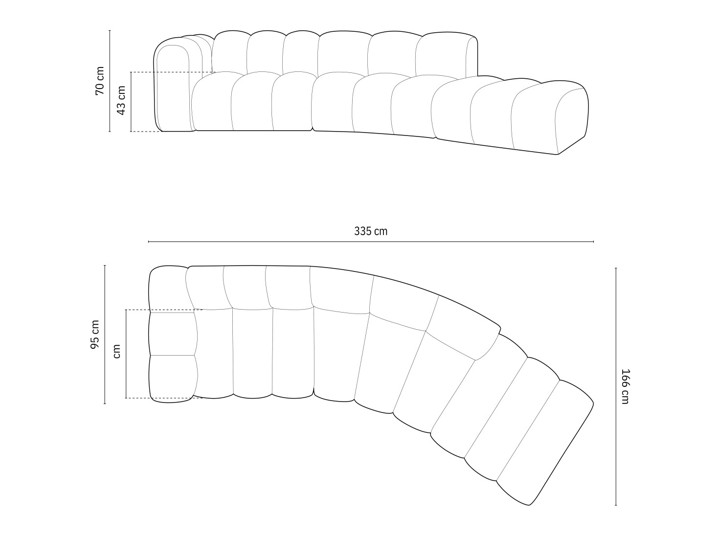 Modulinė sofa Cirleve 107 (Salvador 01)