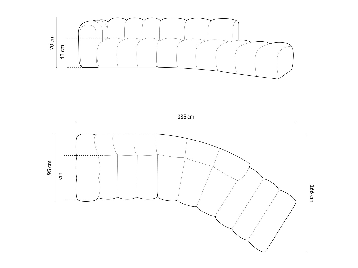 Modulinė sofa Cirleve 107 (Salvador 05)